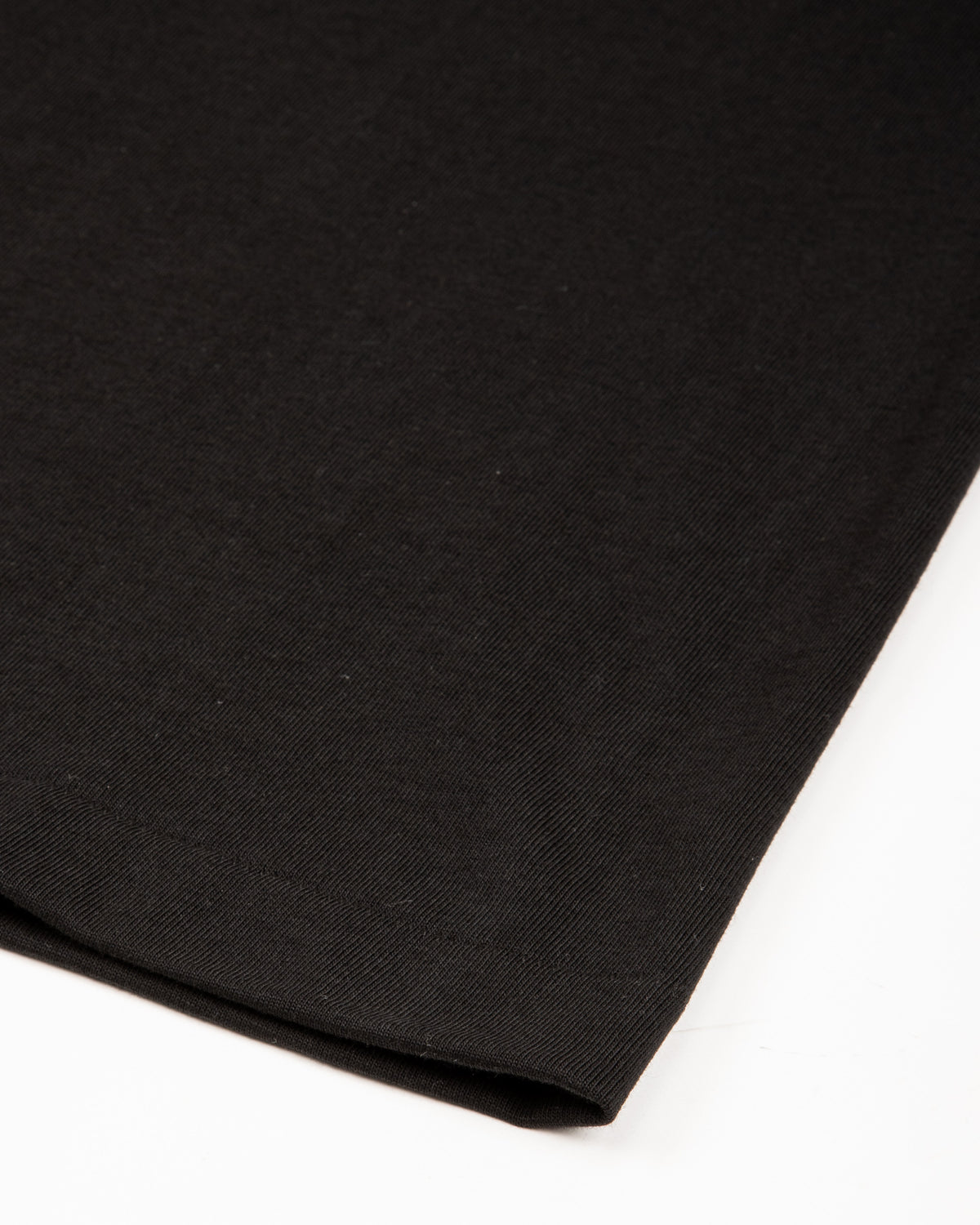 215 Loopwheeled Classic Fit Midweight Tee - Deep Black