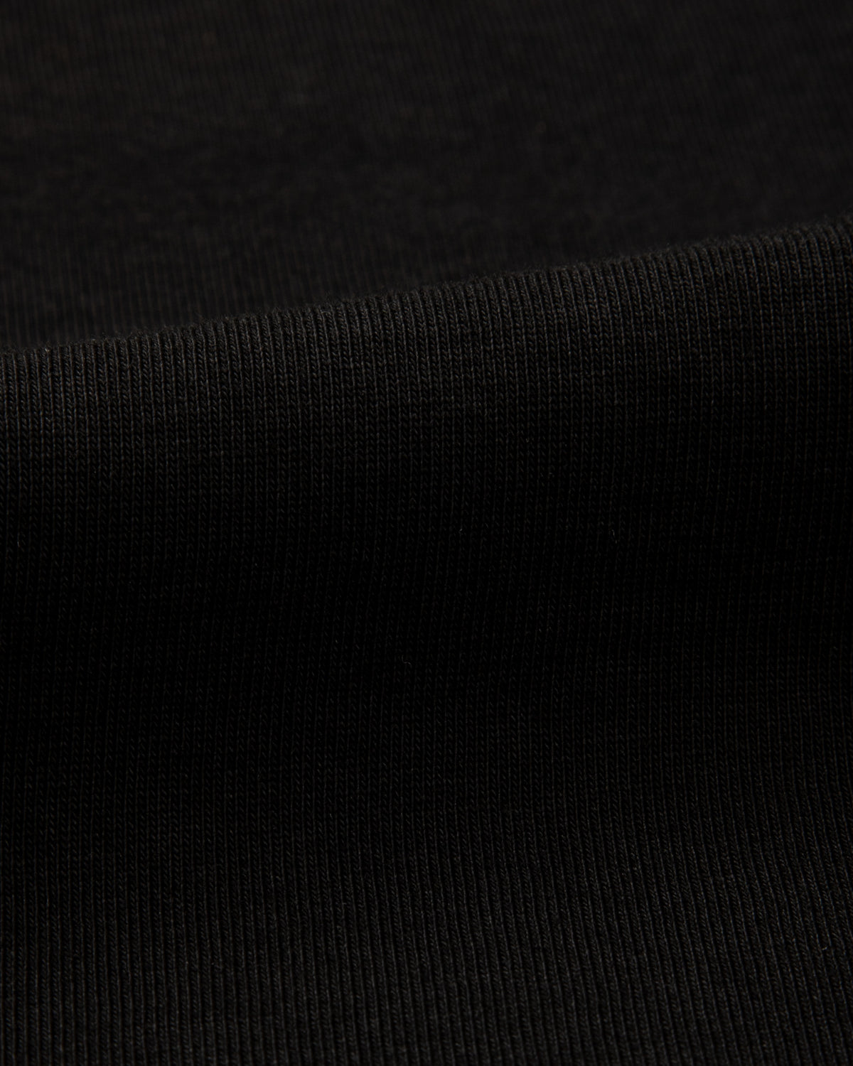 215 Loopwheeled Classic Fit Midweight Tee - Deep Black