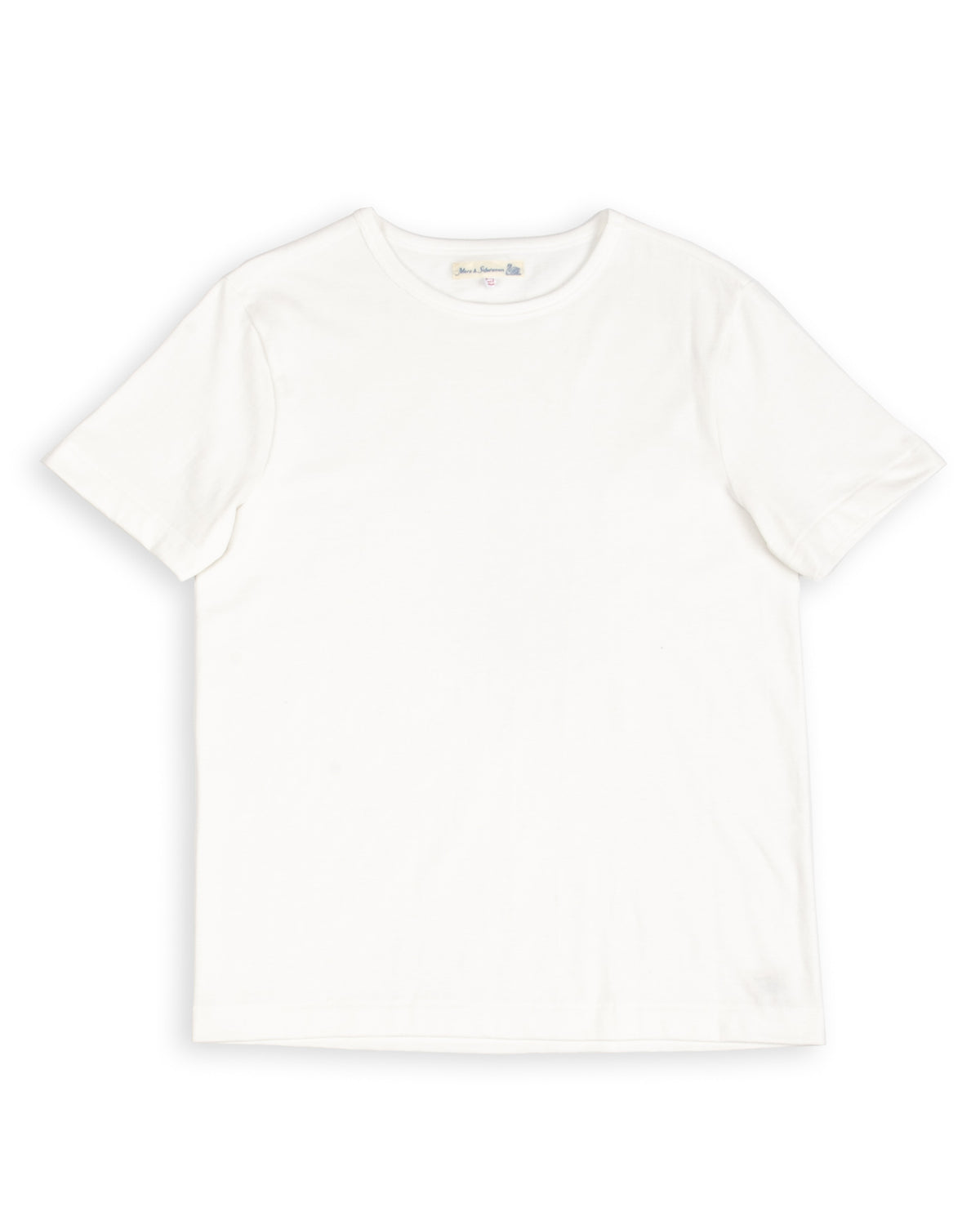 215 Loopwheeled Classic Fit Midweight Tee - White