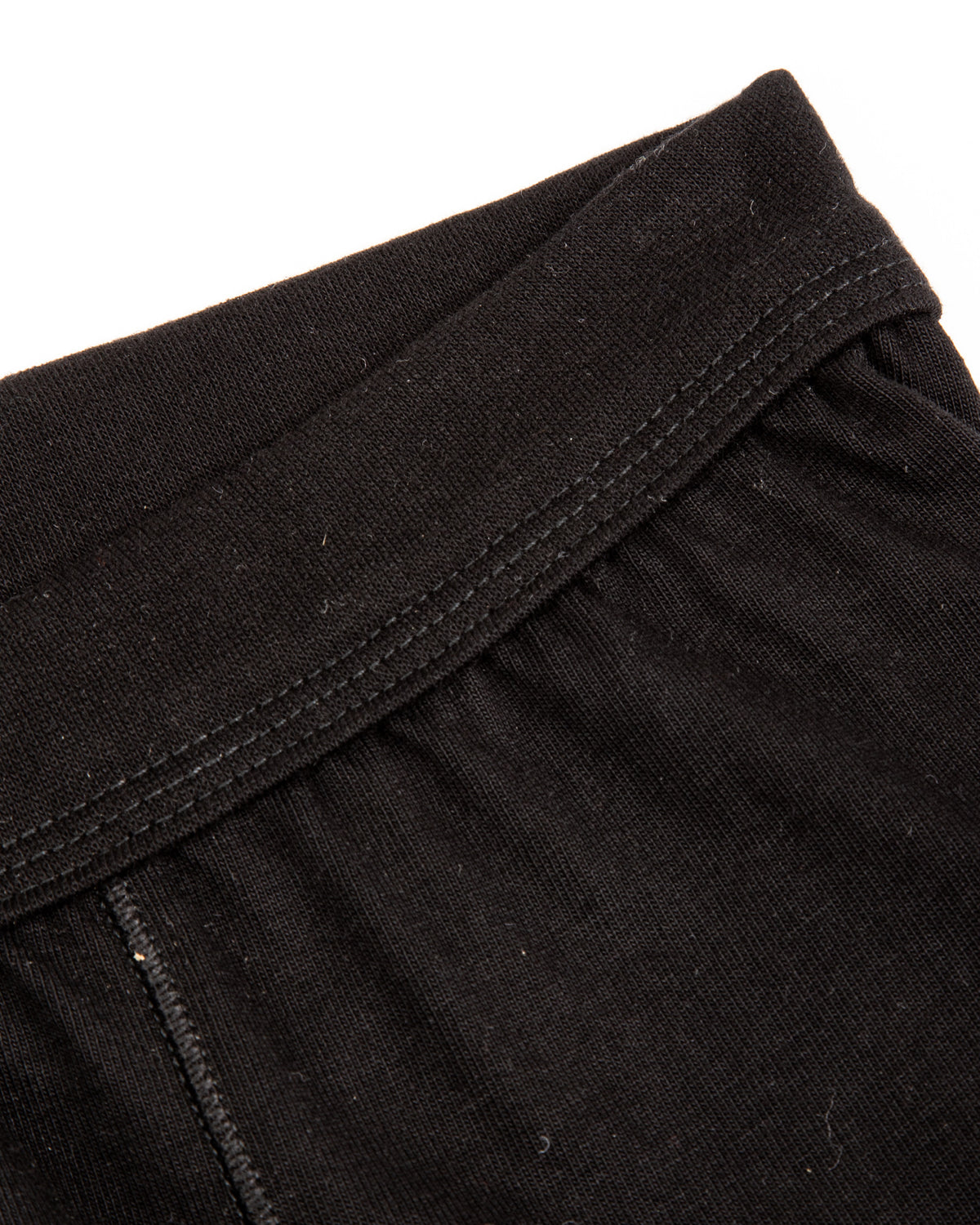 Merz b. Schwanen 255 Loopwheeled Mid-weight Button Fly Boxer - Deep Black - Standard & Strange
