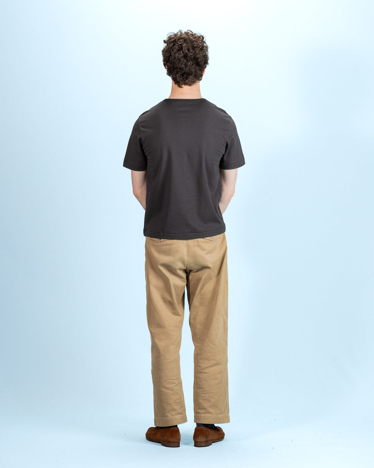 2M15C Cropped Vintage Machine Jersey T-Shirt - Charcoal