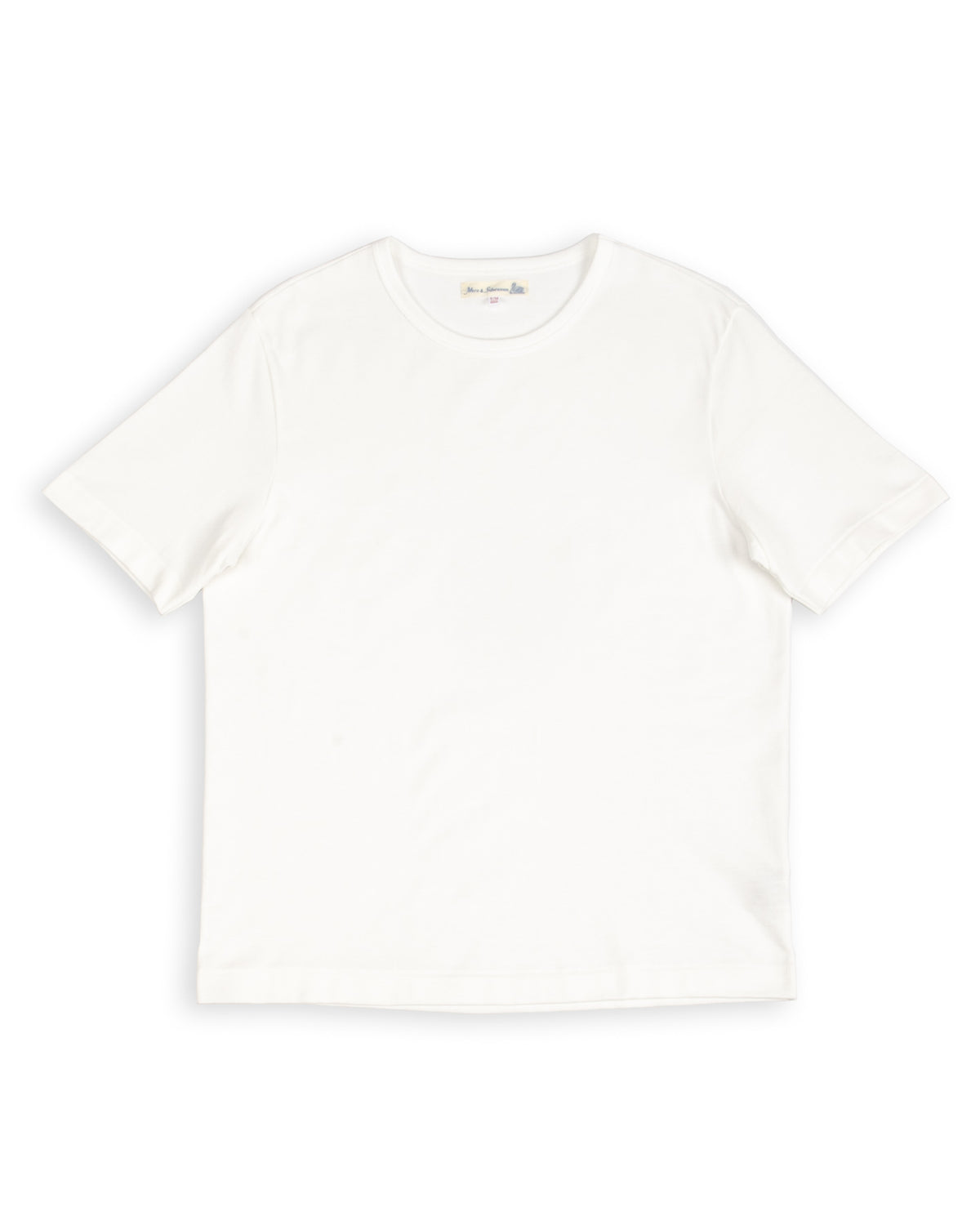 2M15C Cropped Vintage Machine Jersey T-Shirt - White