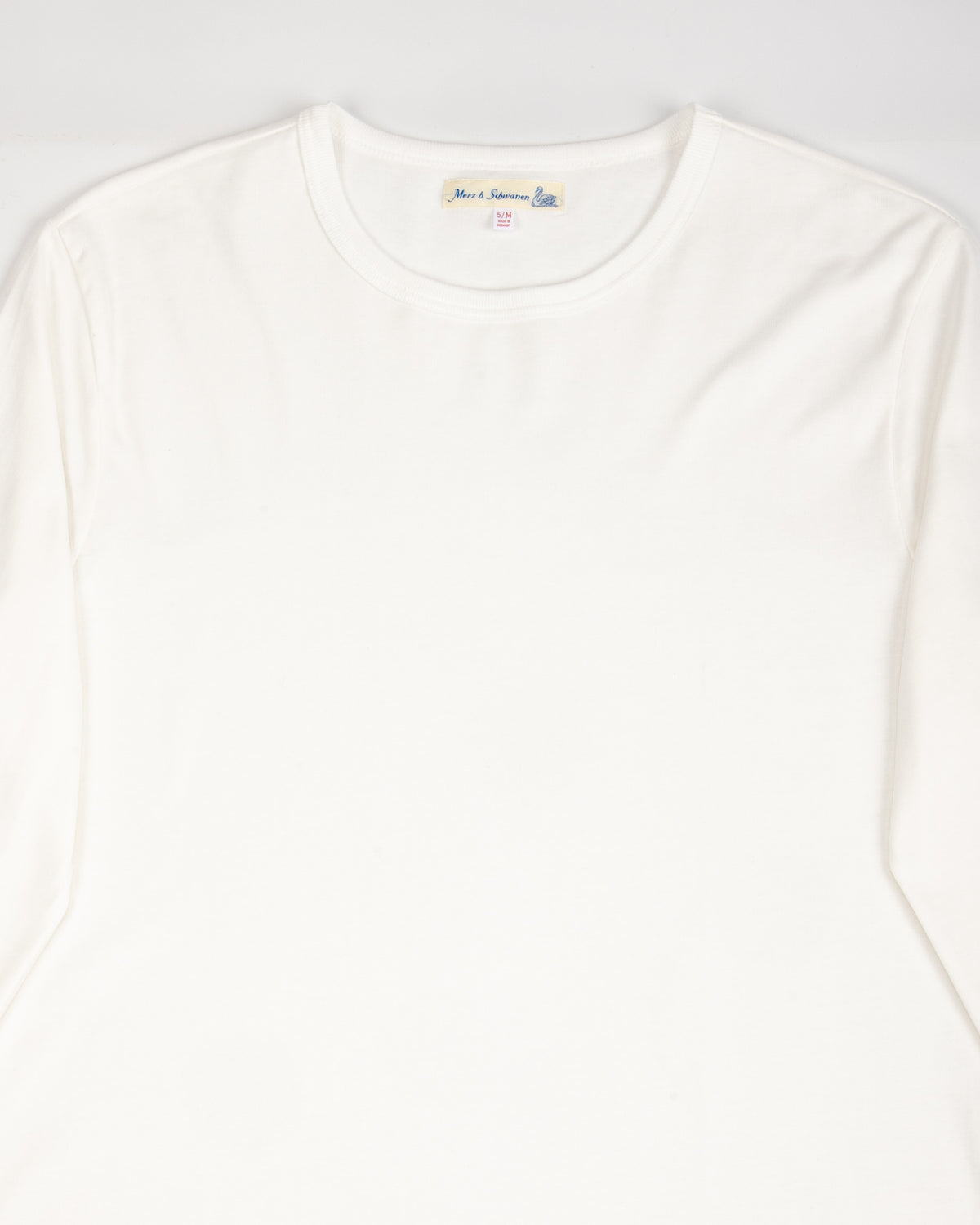 2M15LS Vintage Machine Refined Fit L/S - White