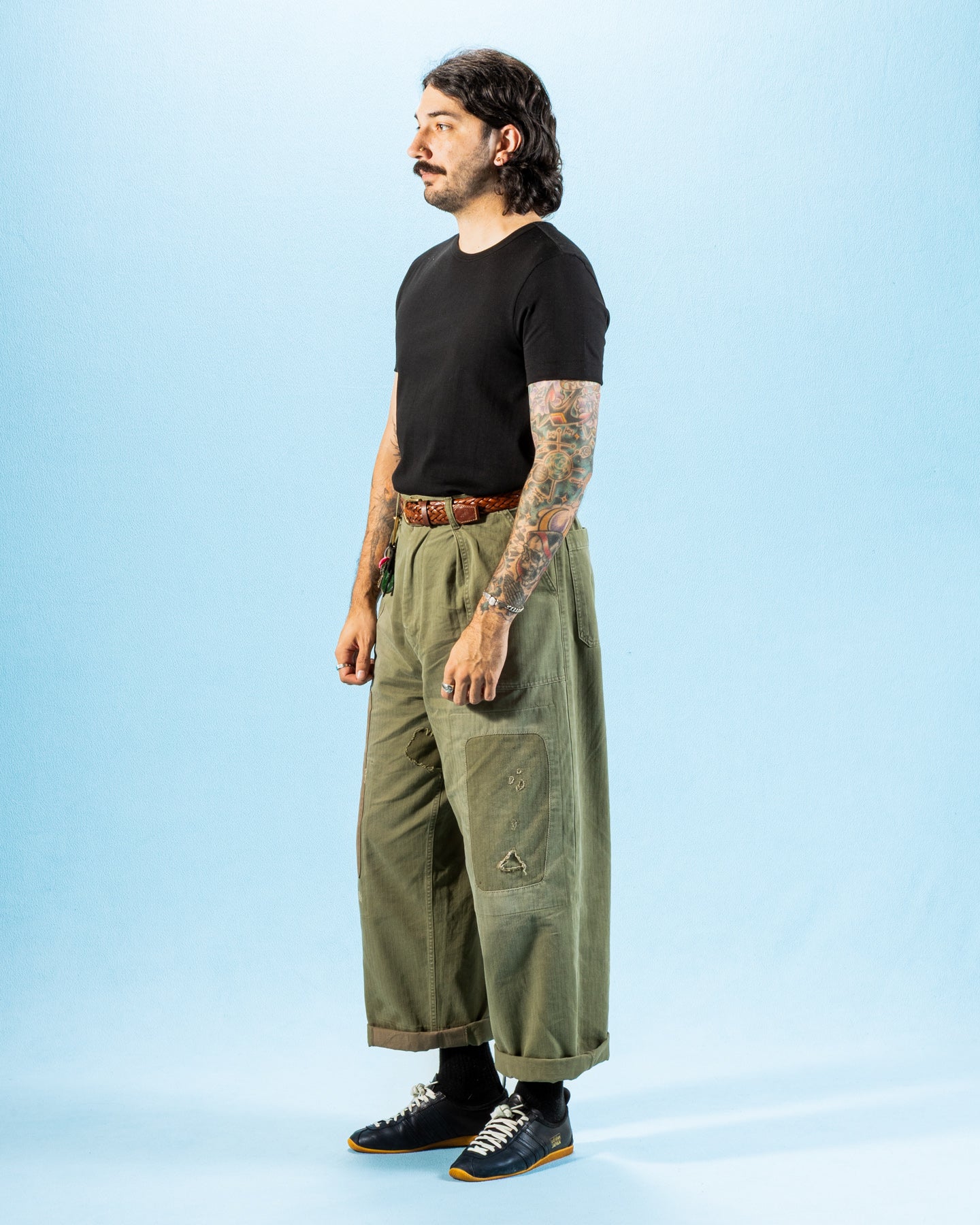 Merz b. Schwanen 215 Loopwheeled 7.2 oz Tee - Deep Black - Standard & Strange