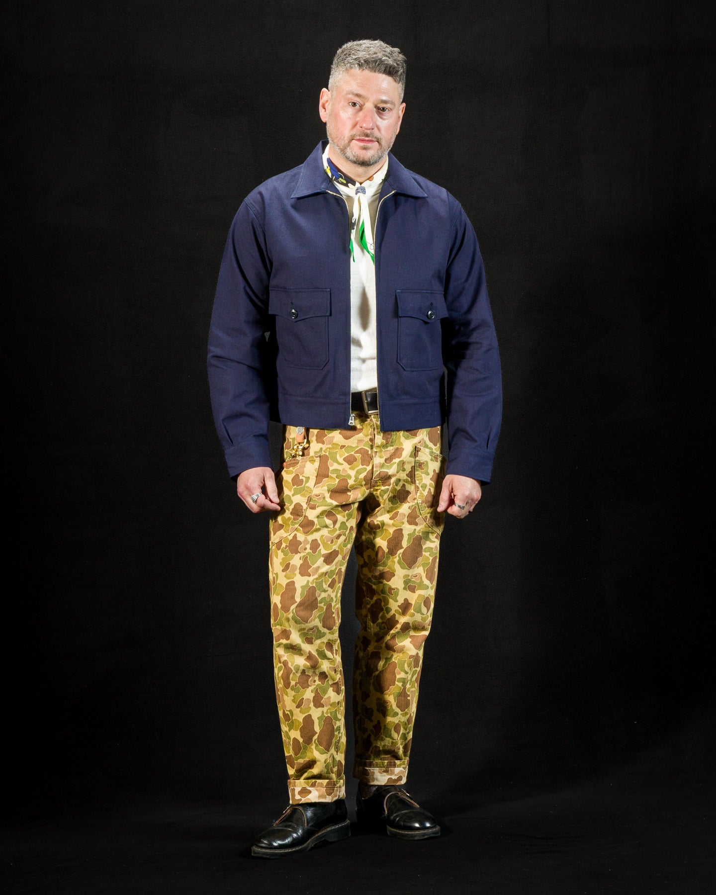 Mister Freedom "Rocketeer" Jacket - Indigo Canvas - Standard & Strange