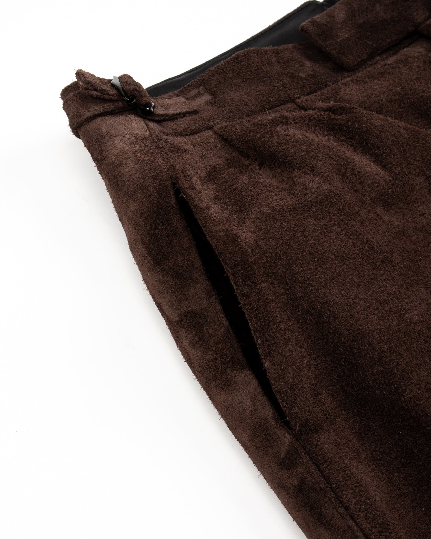 Monad London Wysman Pant - Brown British Calf Roughout - Standard & Strange