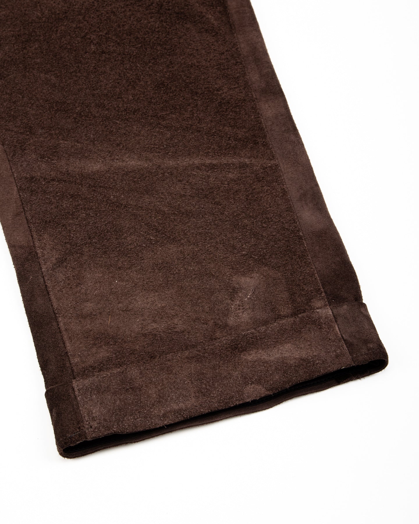 Monad London Wysman Pant - Brown British Calf Roughout - Standard & Strange