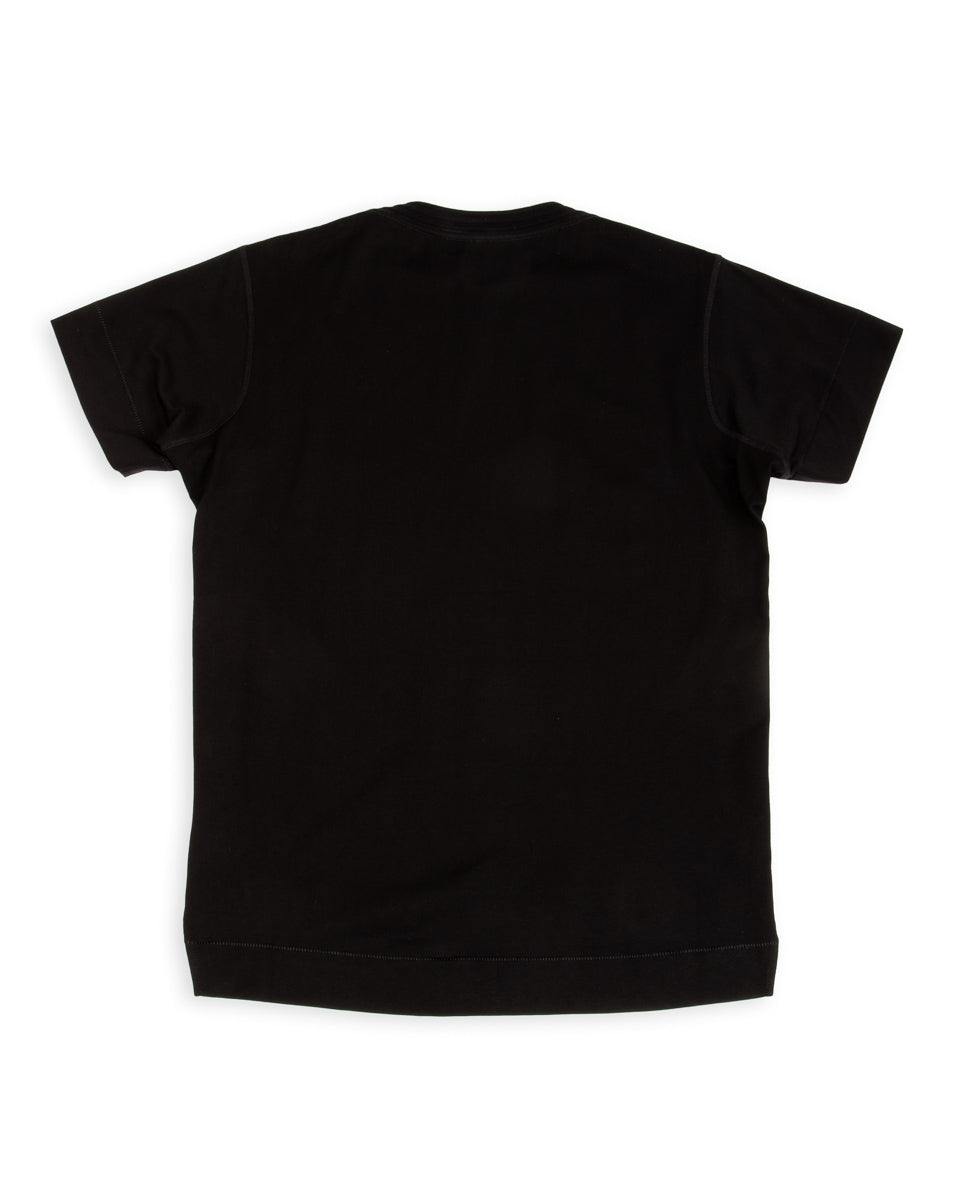 MotivMfg Shuttle T-Shirt - Black Cotton Silk Jersey - Standard & Strange
