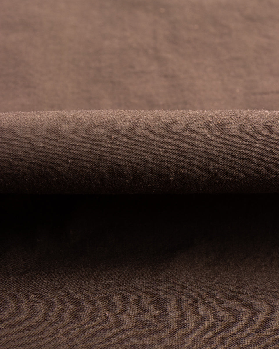 MotivMfg Authentic Fit BD Shirt - Lawn/Espresso Japanese Cotton Hemp - Standard & Strange