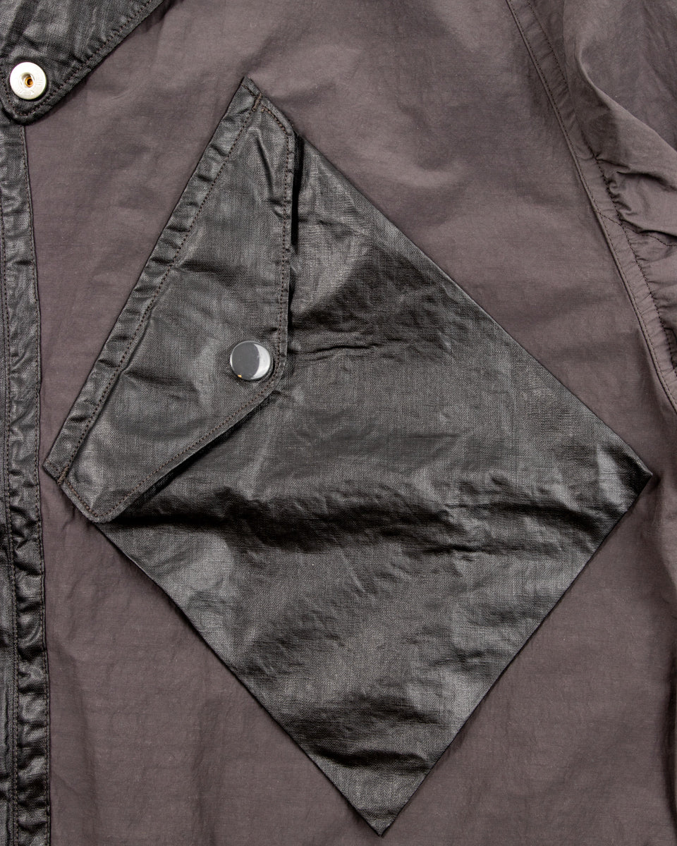 MotivMfg Hybrid Parka - Charcoal Japanese Shrunk Nylon - Standard & Strange