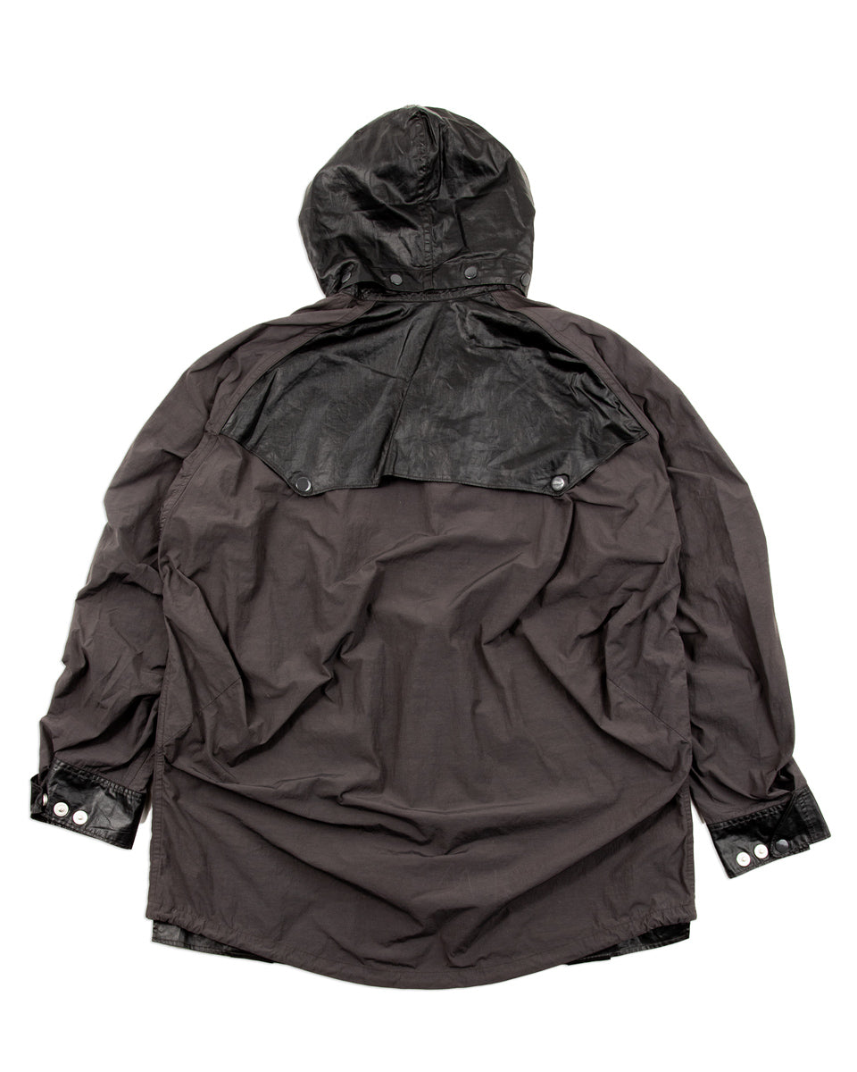 MotivMfg Hybrid Parka - Charcoal Japanese Shrunk Nylon - Standard & Strange