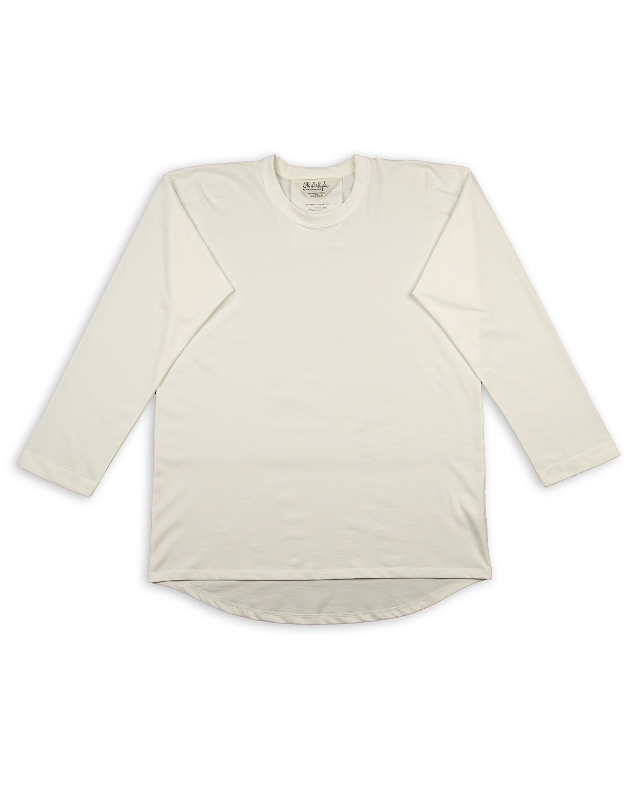 Olde H & Daughter Suvin Plain Stitch Crewneck L/S - Off White - Standard & Strange