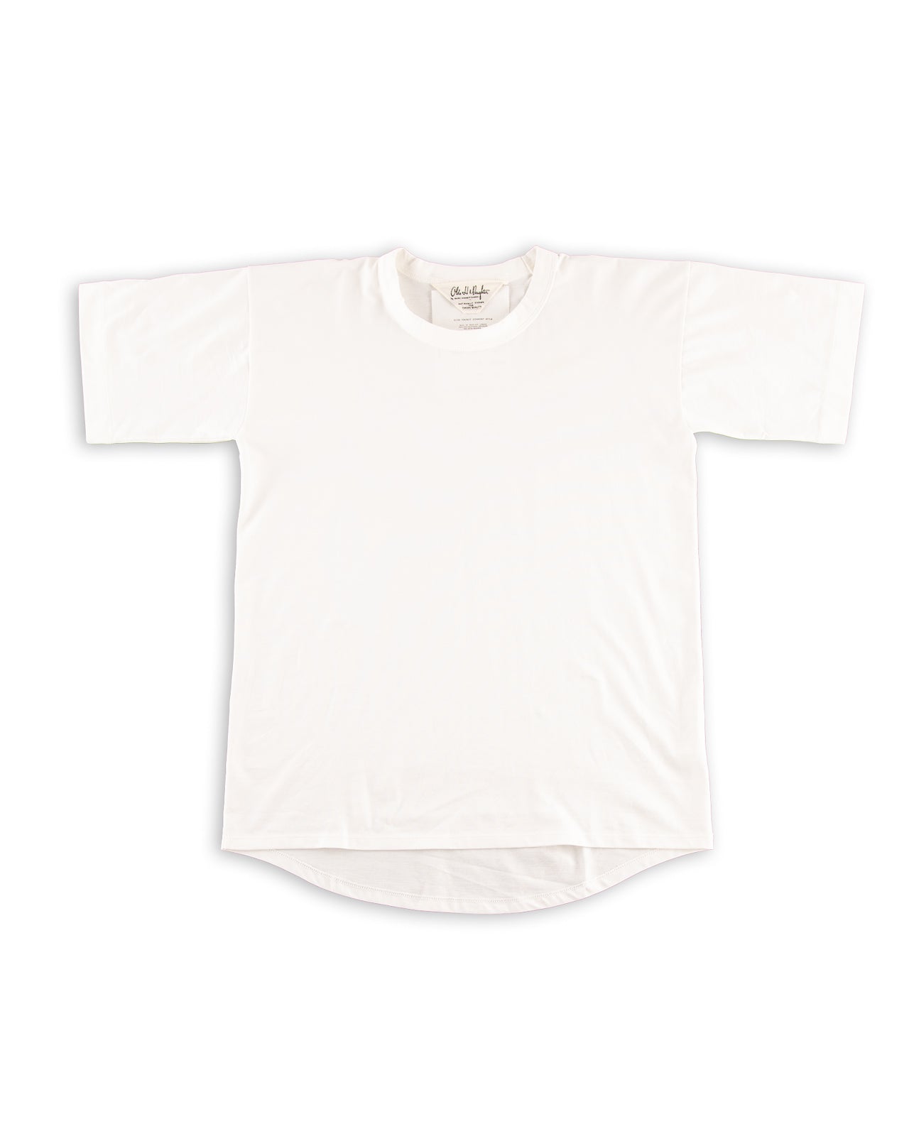 Olde H & Daughter Suvin Plain Stitch Crewneck S/S - Off White - Standard & Strange