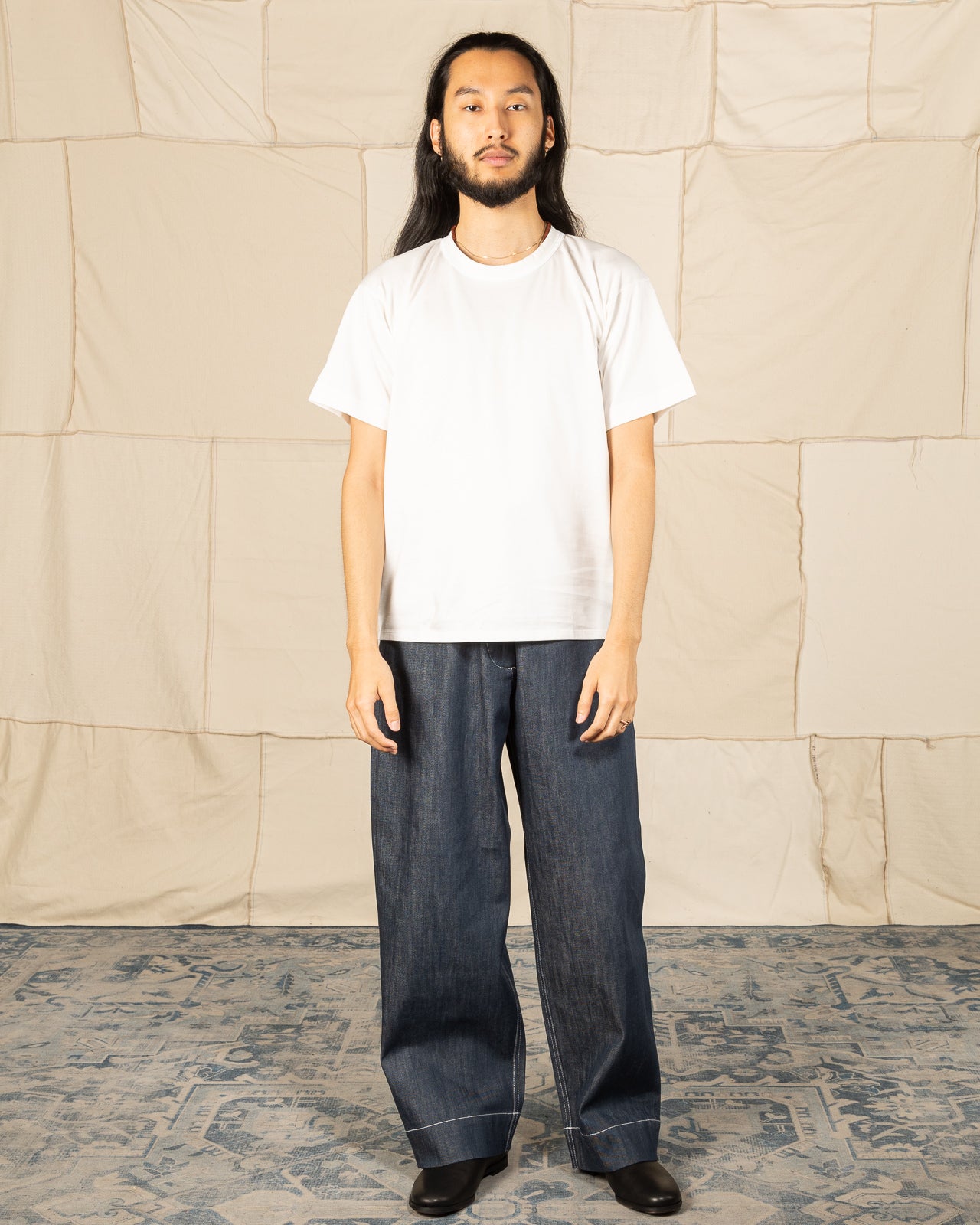 Olde H & Daughter Suvin Plain Stitch Crewneck S/S - Off White - Standard & Strange