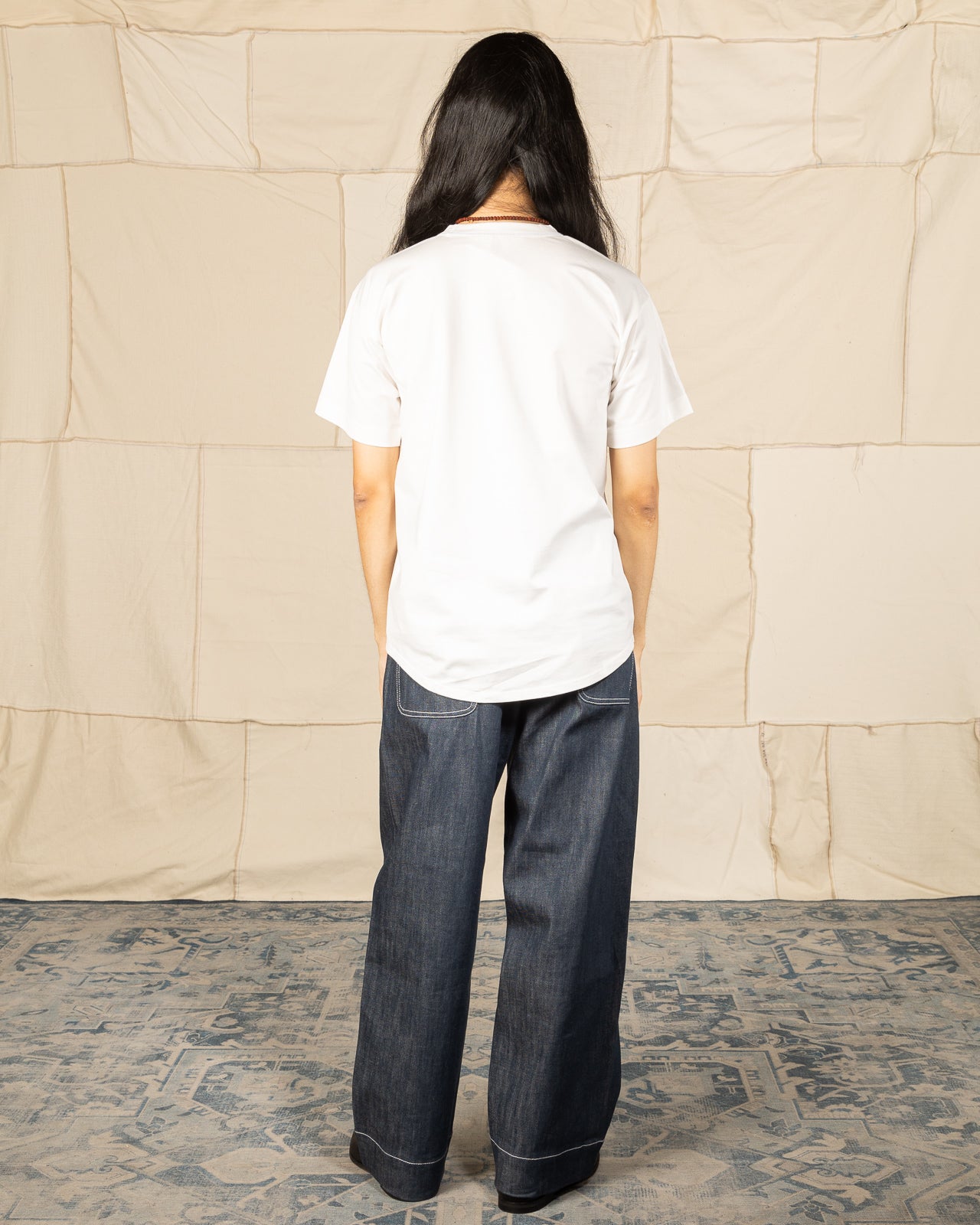 Olde H & Daughter Suvin Plain Stitch Crewneck S/S - Off White - Standard & Strange