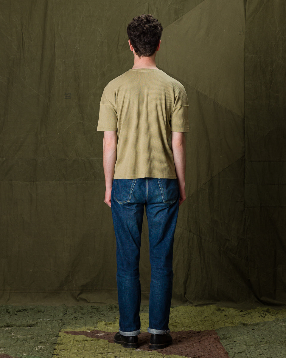 Olde Homesteader Extra Cotton Rib Crewneck S/S - Olive - Standard & Strange