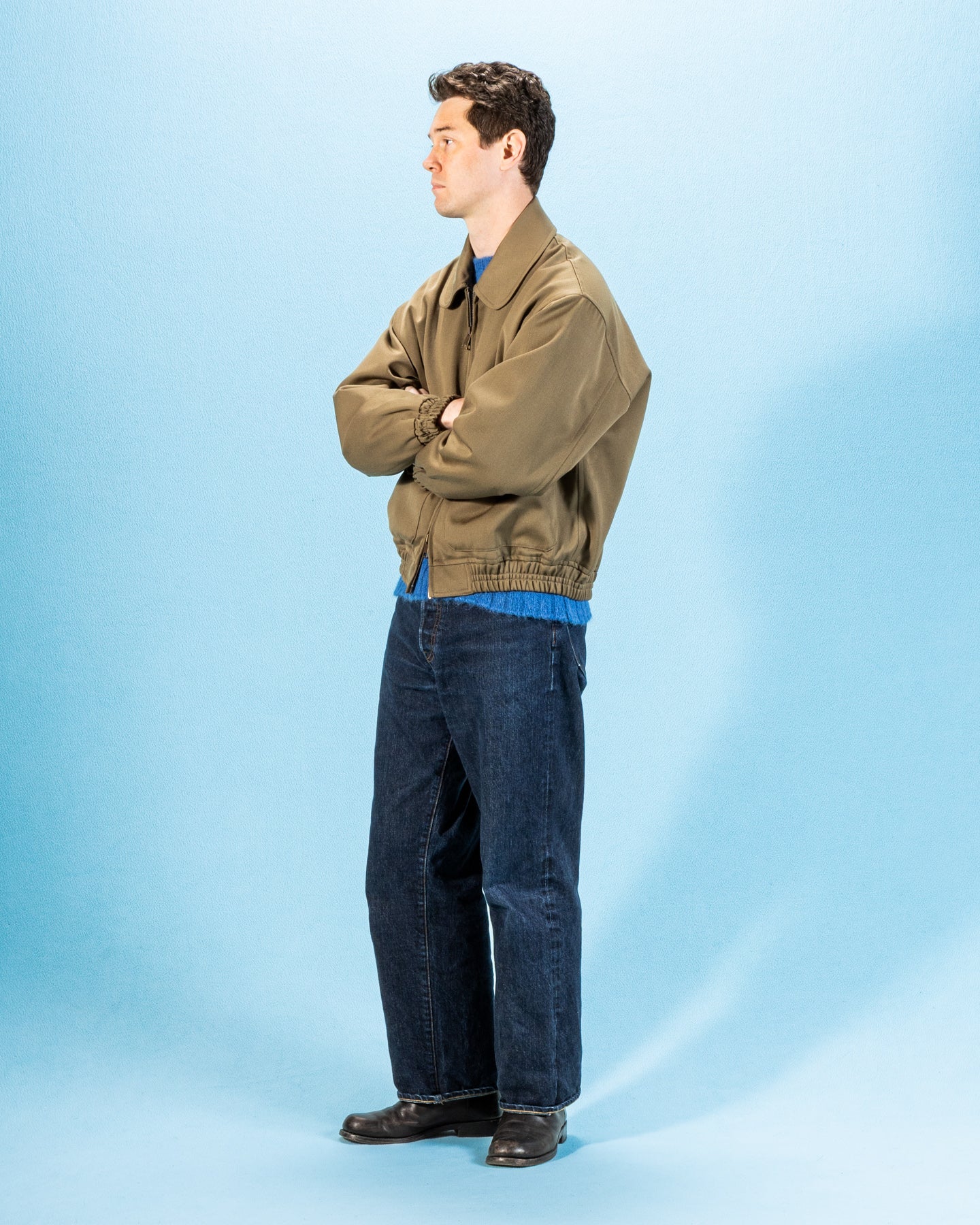Monitaly CWE Blouson - Mustard Italian Gabardine - Standard & Strange
