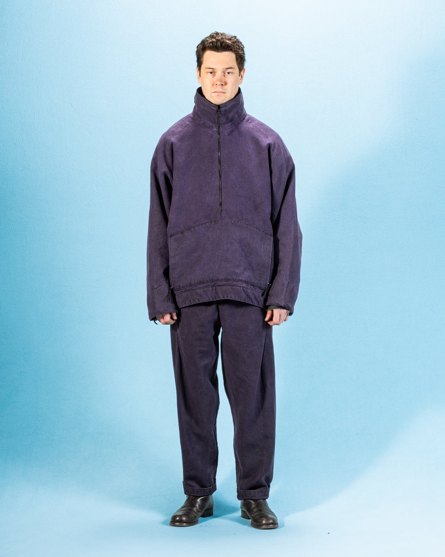 MATiAS Windy Anorak Windbreaker - Uva Grape Hemp/Canvas - Standard & Strange
