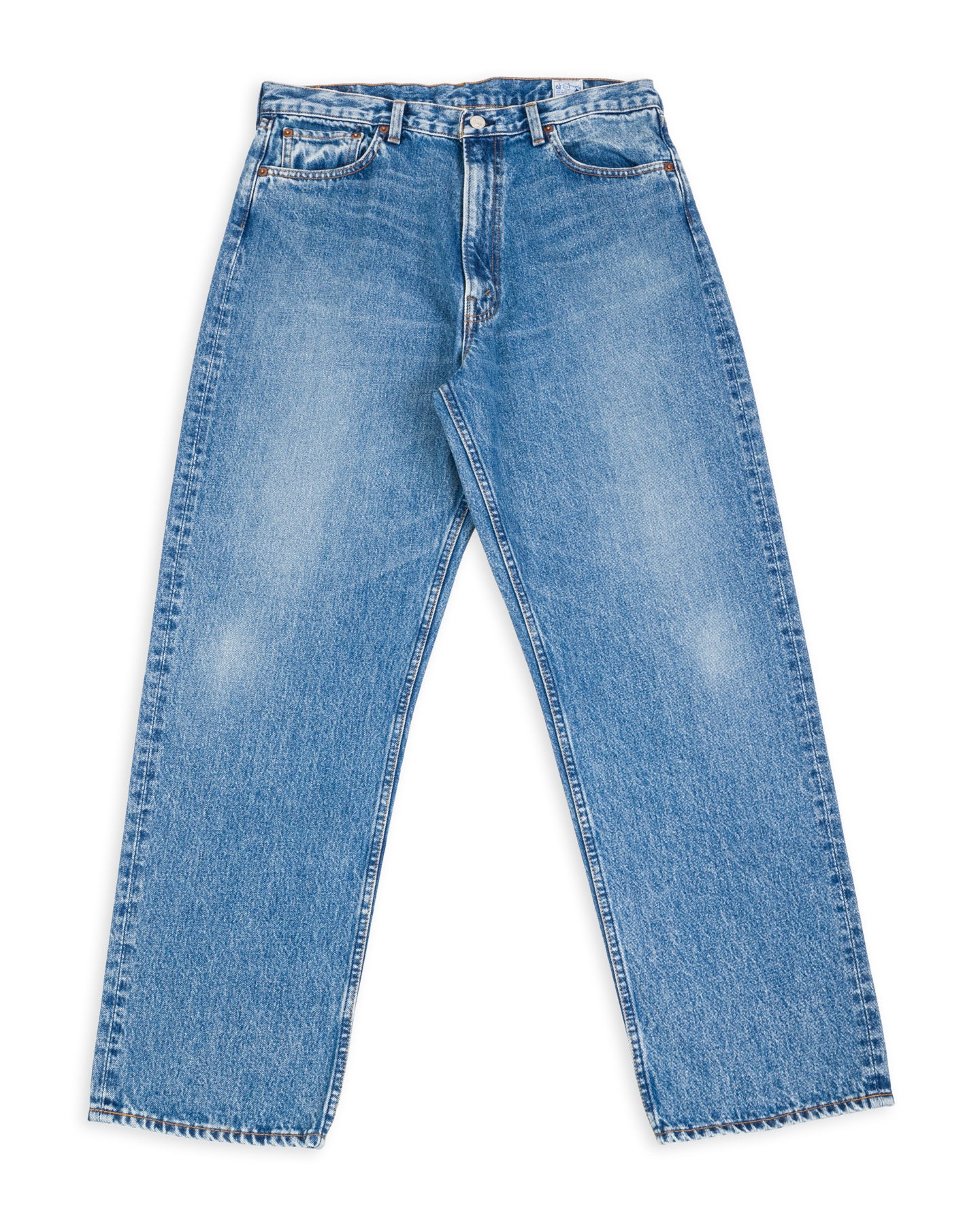 OrSlow 101 Dad's Fit Denim Pants (Unisex) - Used Wash - Standard & Strange