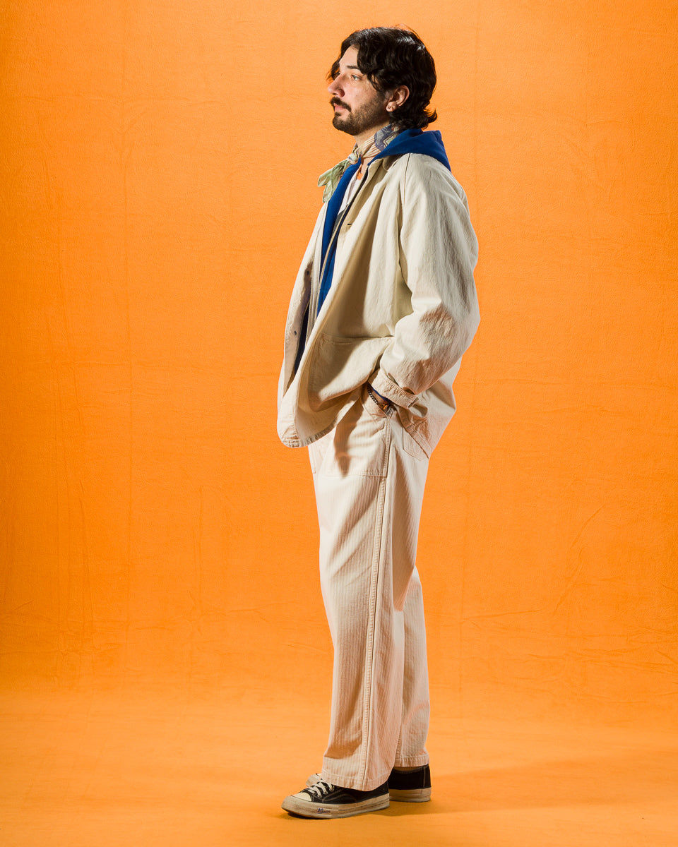OrSlow HBT Summer Fatigue Pants (Unisex) - Ecru - Standard & Strange