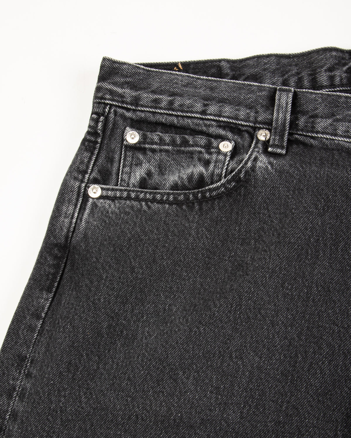 OrSlow Super Dad's Fit Denim Pants (Unisex) - Black Denim Stone - Standard & Strange
