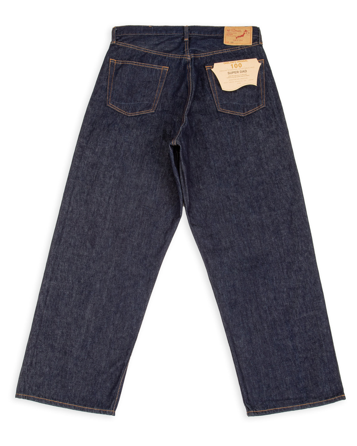 OrSlow Super Dad's Fit Denim Pants (Unisex) - One Wash - Standard & Strange