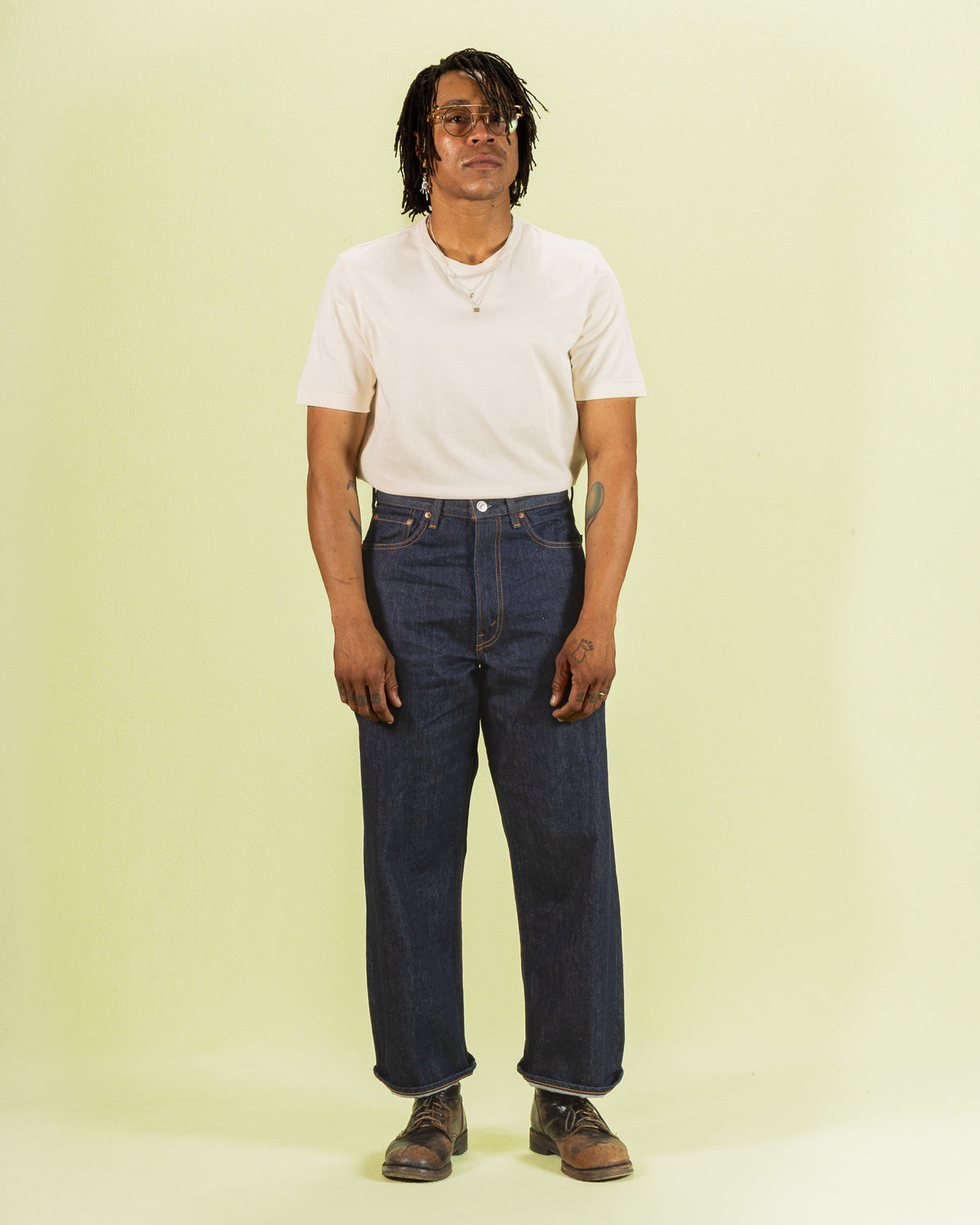 OrSlow Super Dad's Fit Denim Pants (Unisex) - One Wash - Standard & Strange
