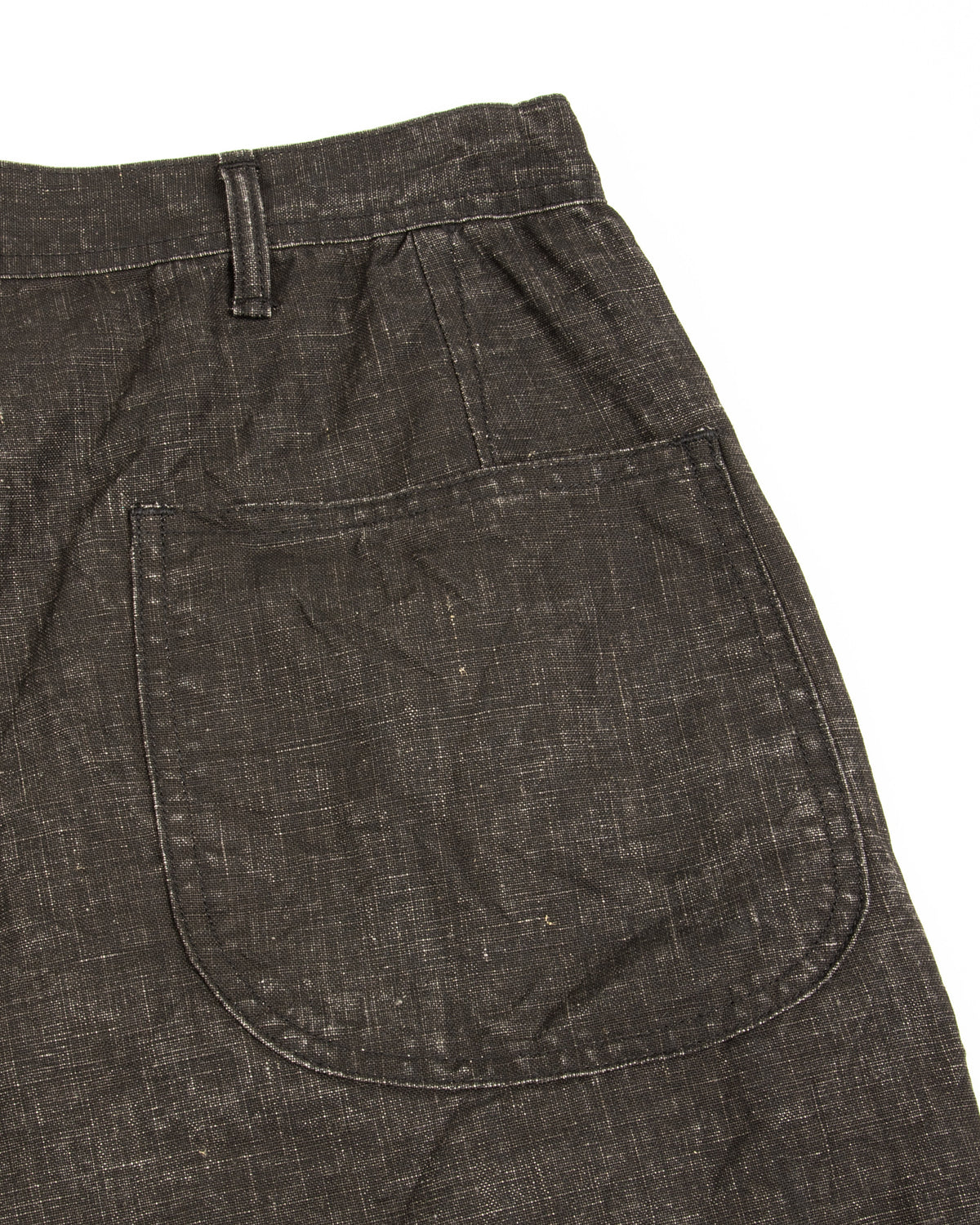 OrSlow WWII 40's U.S. Navy Utility Trousers - Sumi Coated Linen - Standard & Strange