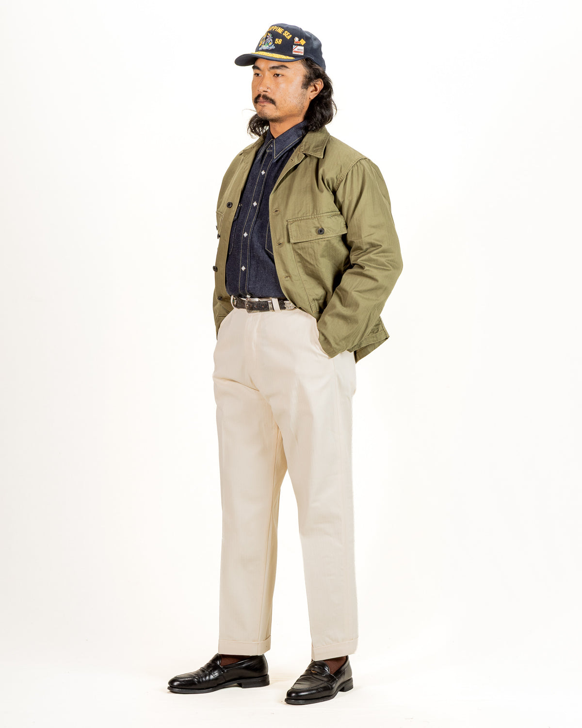 Beach Combat Jacket - Olive Drab