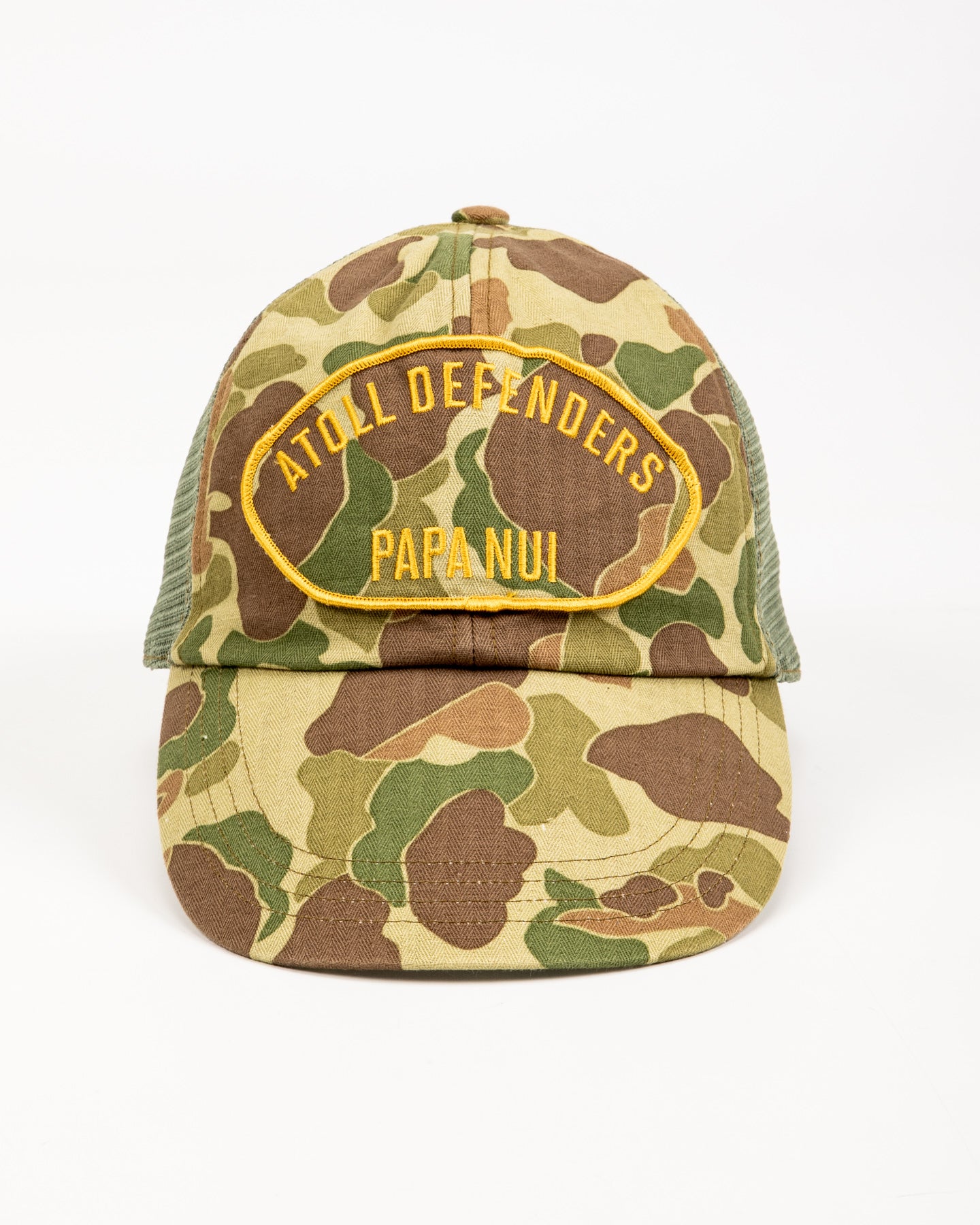 Papa Nui Original Ships Cap - Frogskin Camo HBT - Standard & Strange