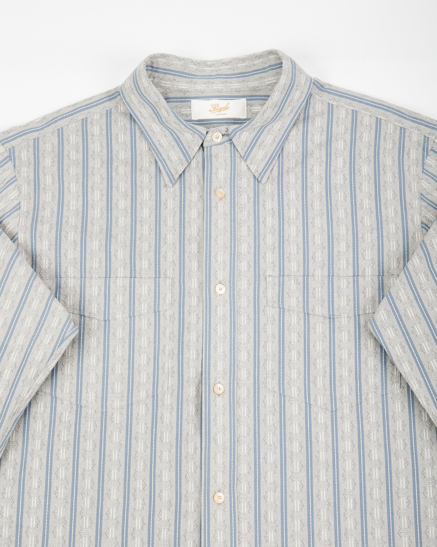 Prequel Striped Work Shirt - Grey - Standard & Strange