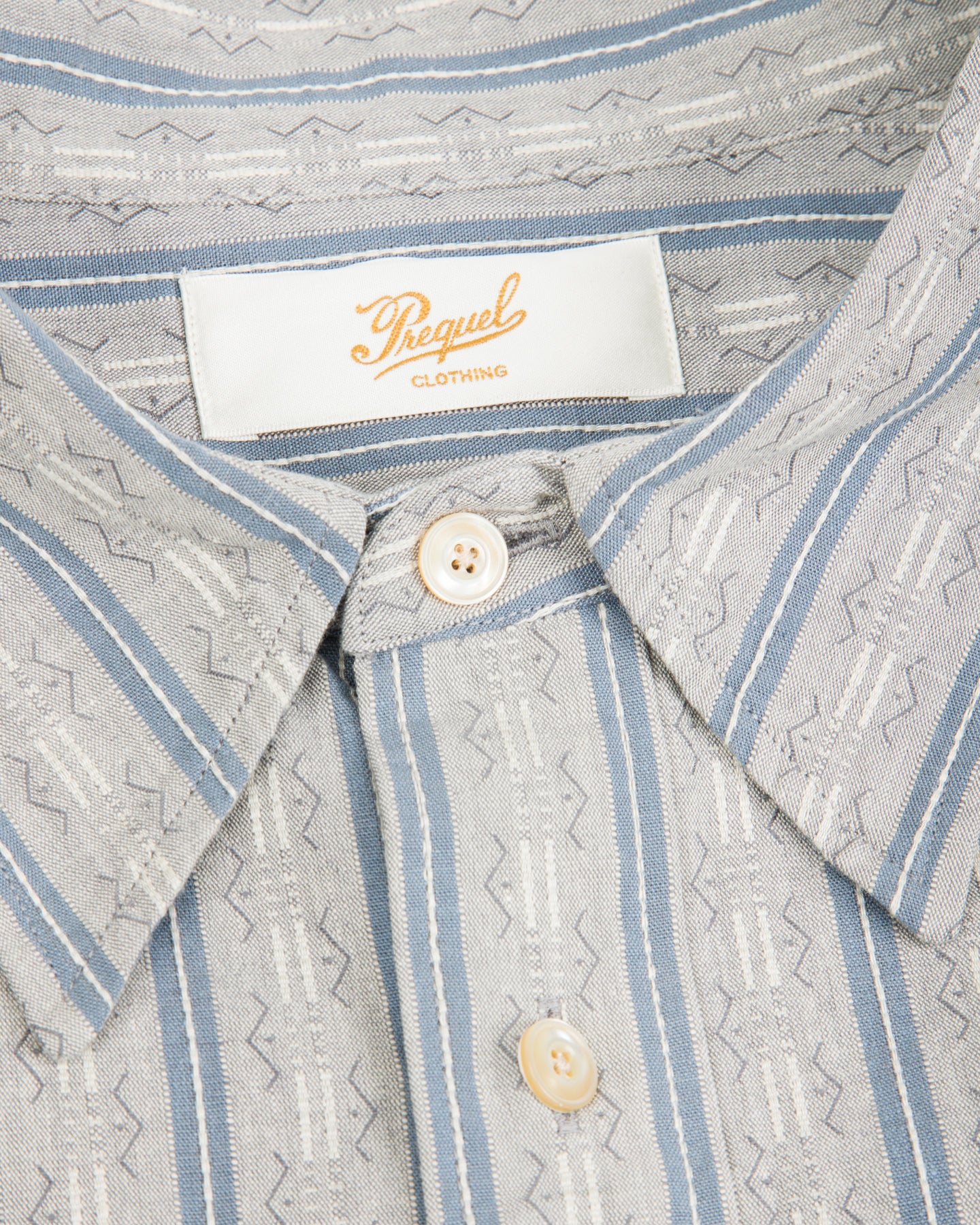 Prequel Striped Work Shirt - Grey - Standard & Strange