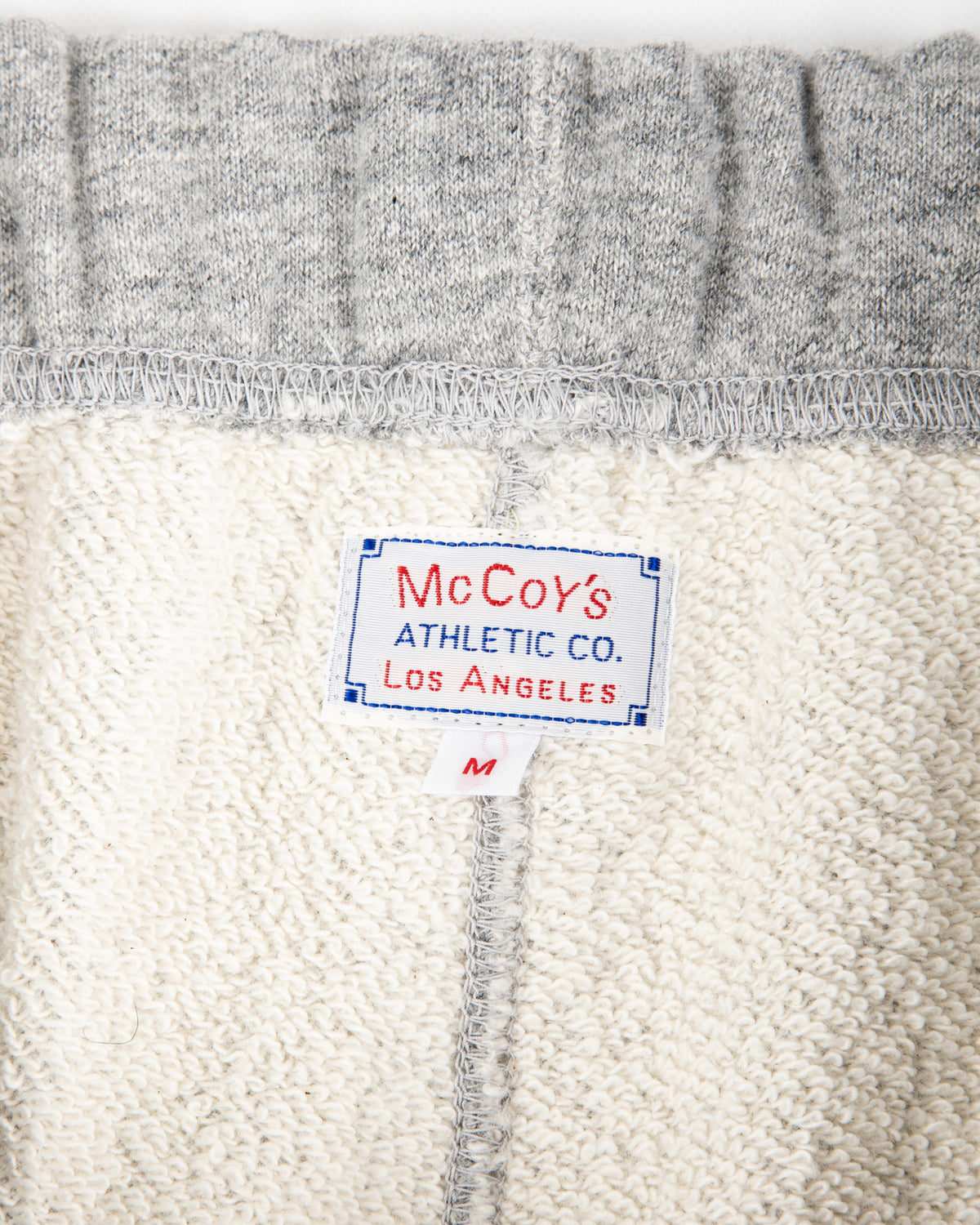 The Real McCoy's 9 oz Loopwheel Sweat Shorts - Gray - Standard & Strange