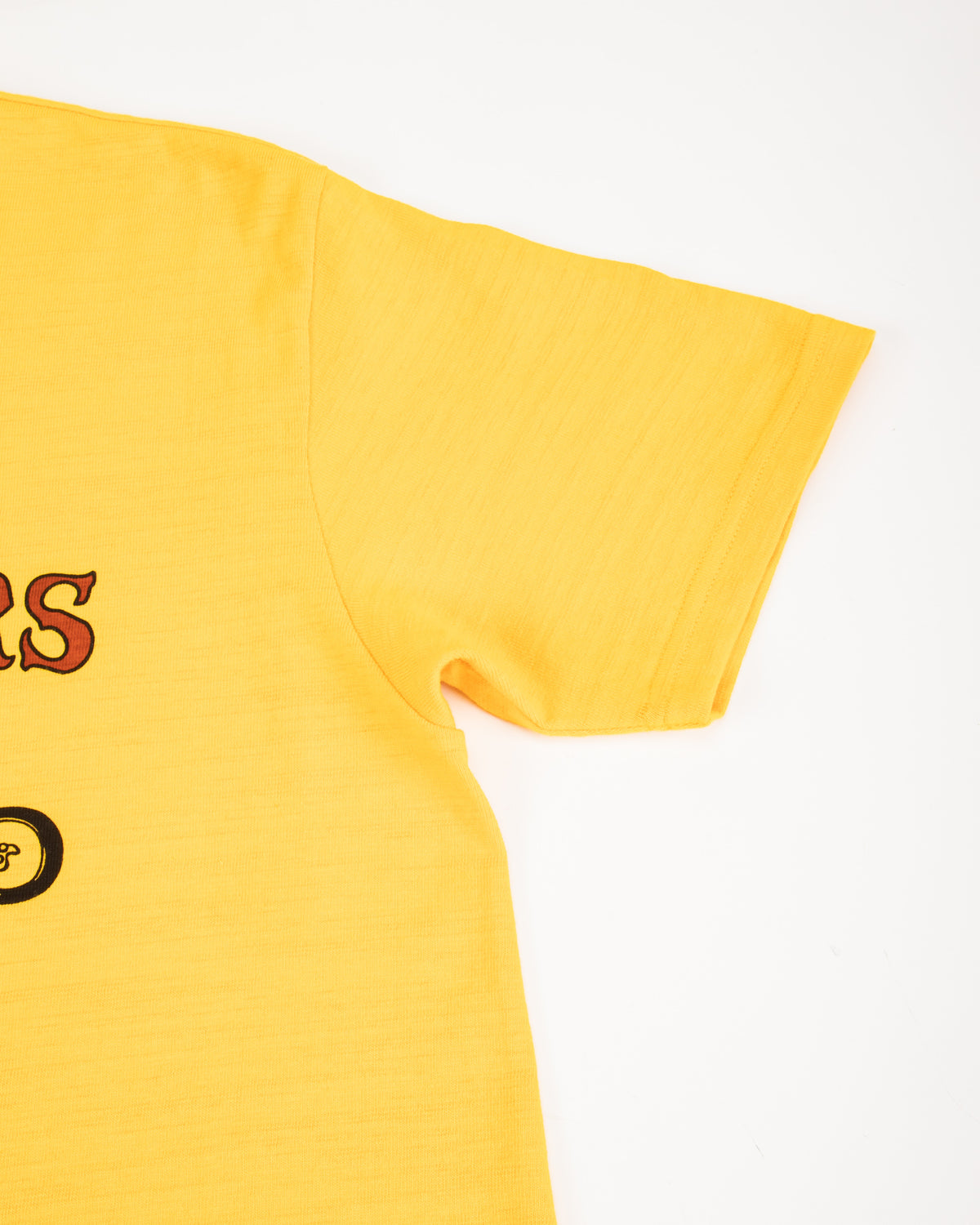 The Real McCoy's Athletic T-Shirt / 2-Wheelers Of Detroit - Yellow - Standard & Strange