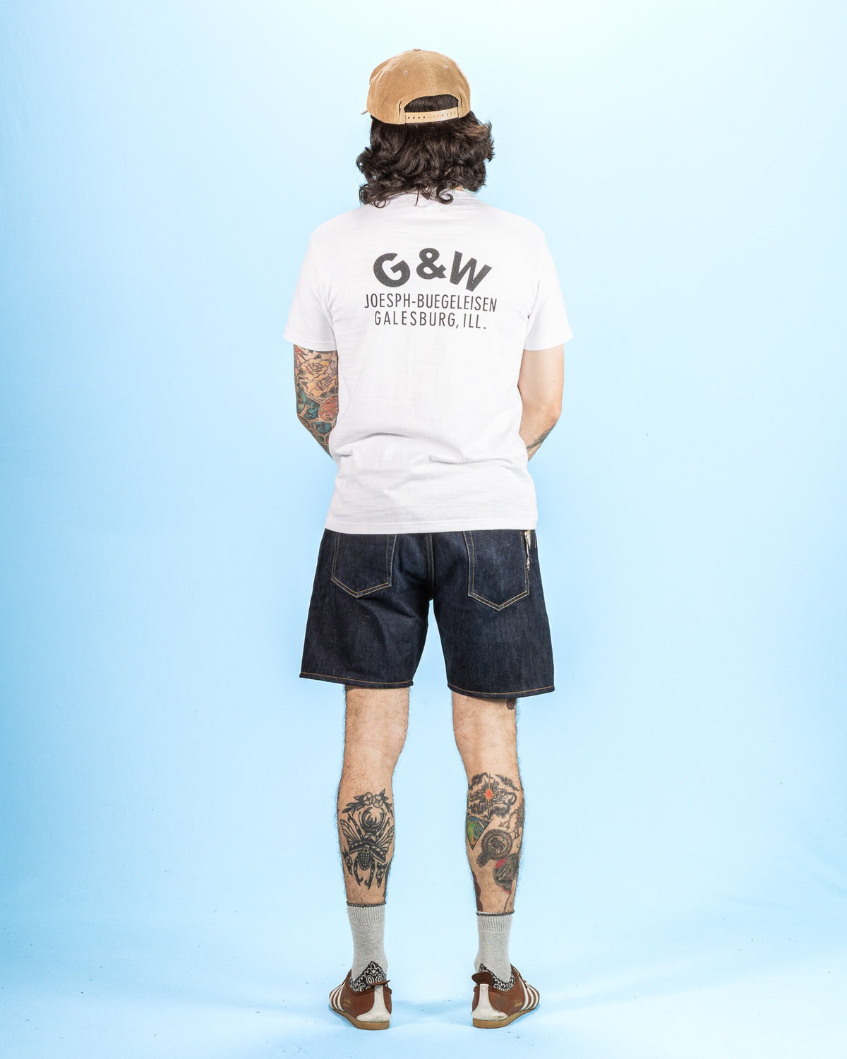 The Real McCoy's Athletic T-Shirt / Daytona '68 - White - Standard & Strange