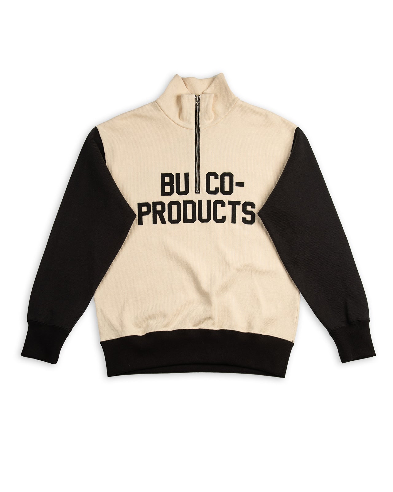 The Real McCoy's Buco Half-Zip Motorcyle Jersey / Buco-Product - Black / White - Standard & Strange