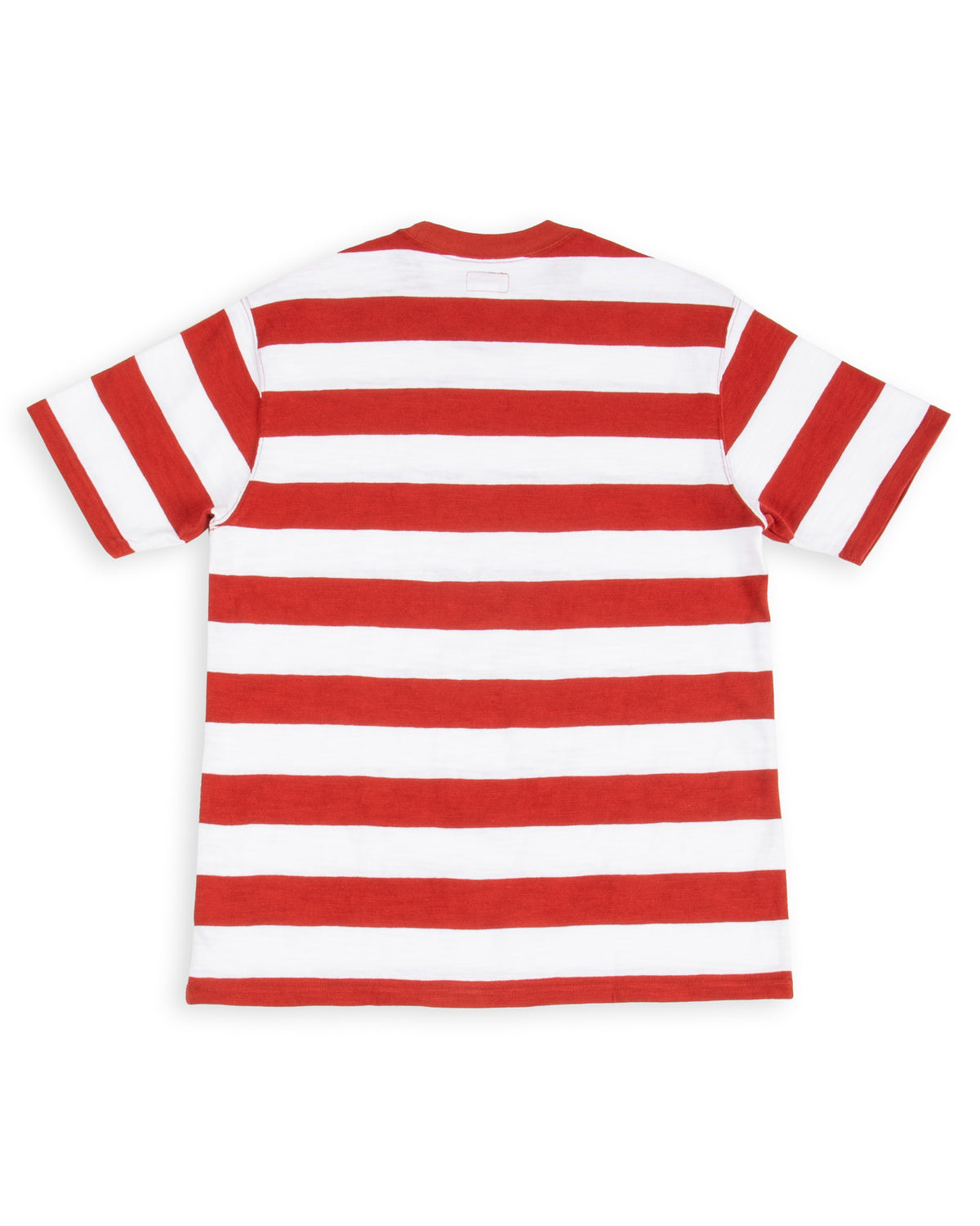 The Real McCoy's Buco Stripe Tee S/S - White/Red - Standard & Strange
