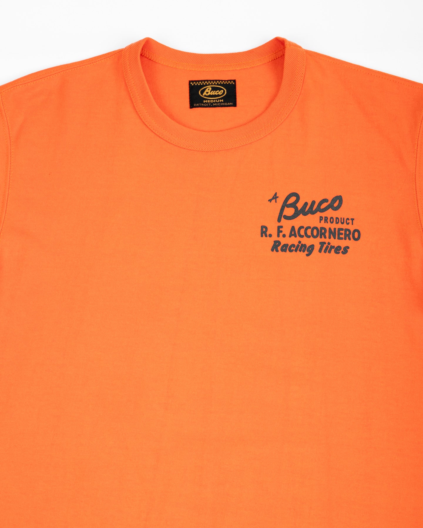 The Real McCoy's Buco Tee / R.F. ACCORNERO - Orange - Standard & Strange