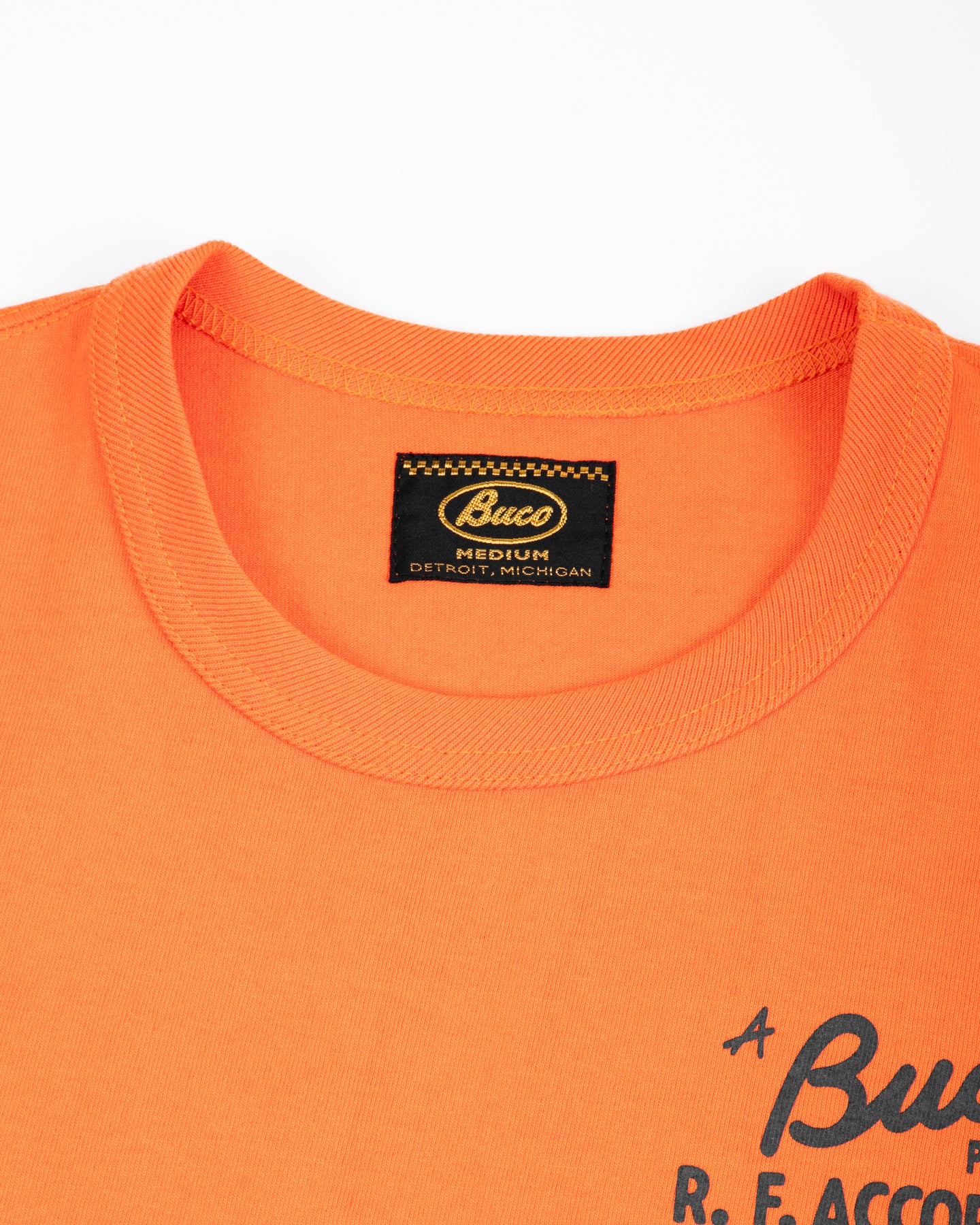 The Real McCoy's Buco Tee / R.F. ACCORNERO - Orange - Standard & Strange