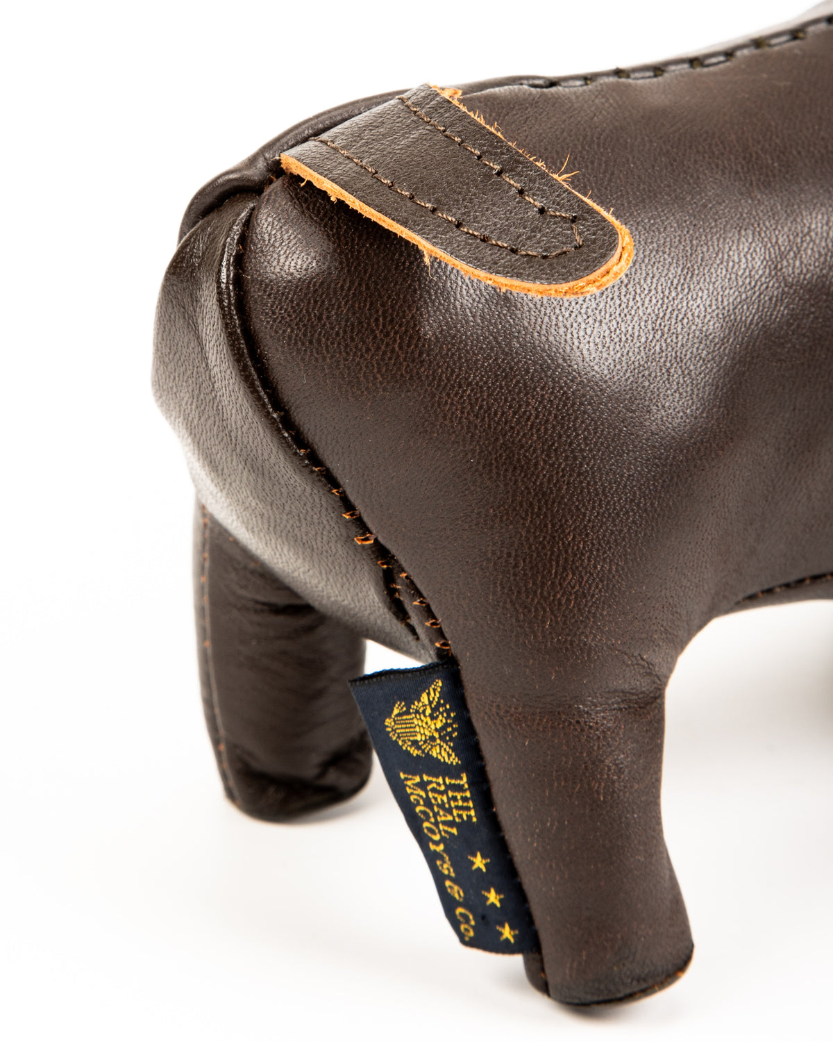 The Real McCoy's Handcrafted Horsehide Animals / Dachshund - Black - Standard & Strange