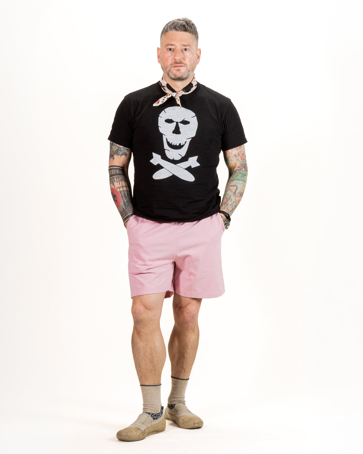 The Real McCoy's Jersey Gym Shorts - Pink - Standard & Strange