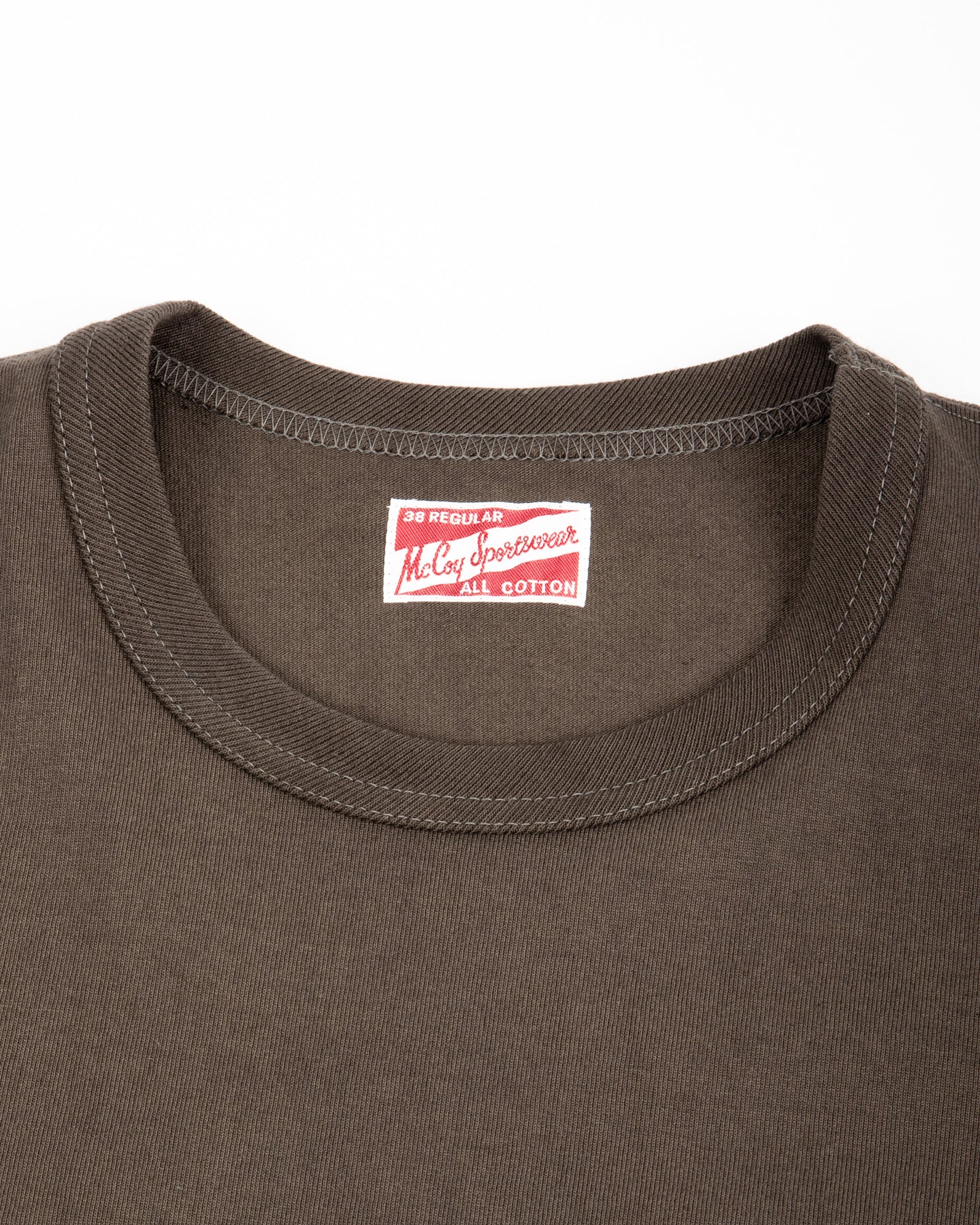 The Real McCoy's Joe McCoy Pocket Tee - Charcoal - Standard & Strange