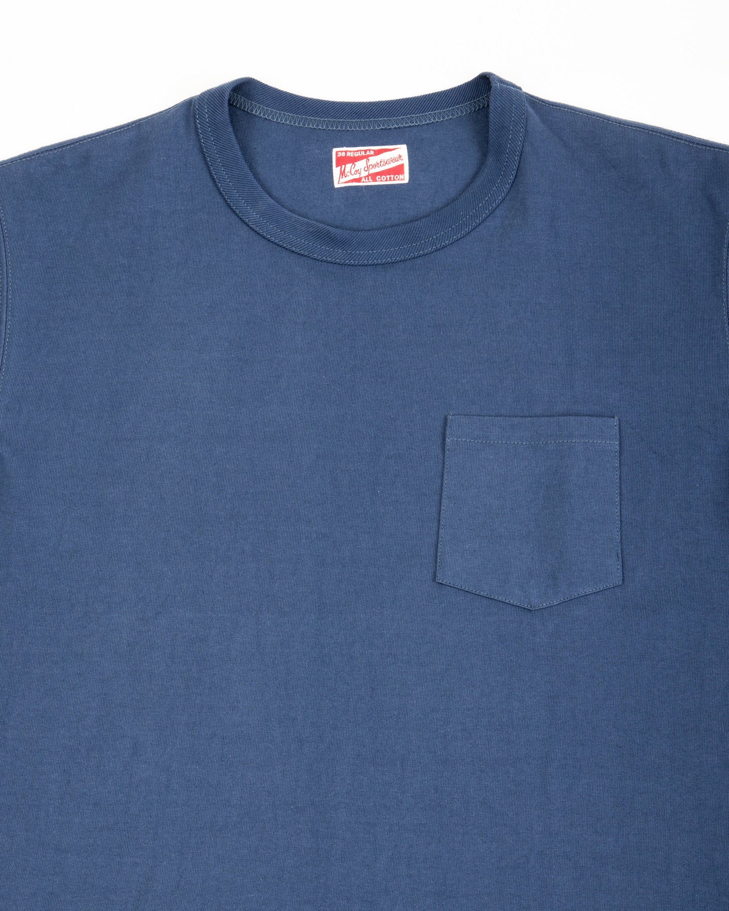 The Real McCoy's Joe McCoy Pocket Tee - Marine Blue - Standard & Strange