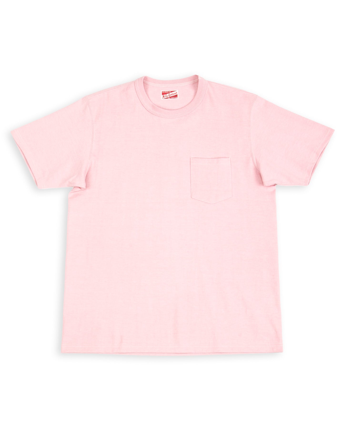 The Real McCoy's Joe McCoy Pocket Tee - Pink - Standard & Strange