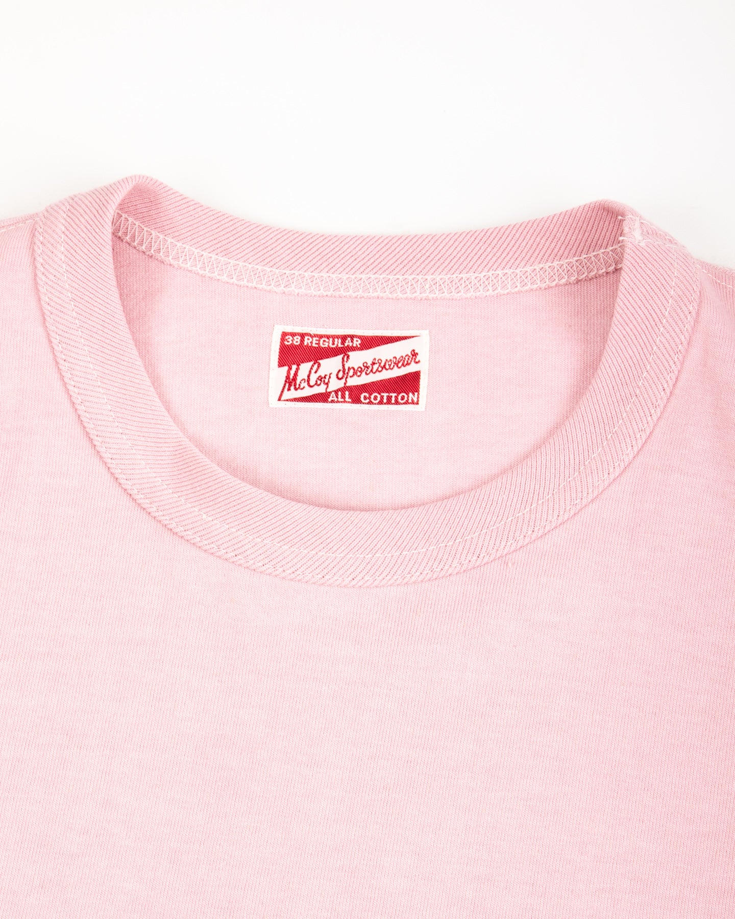 The Real McCoy's Joe McCoy Pocket Tee - Pink - Standard & Strange