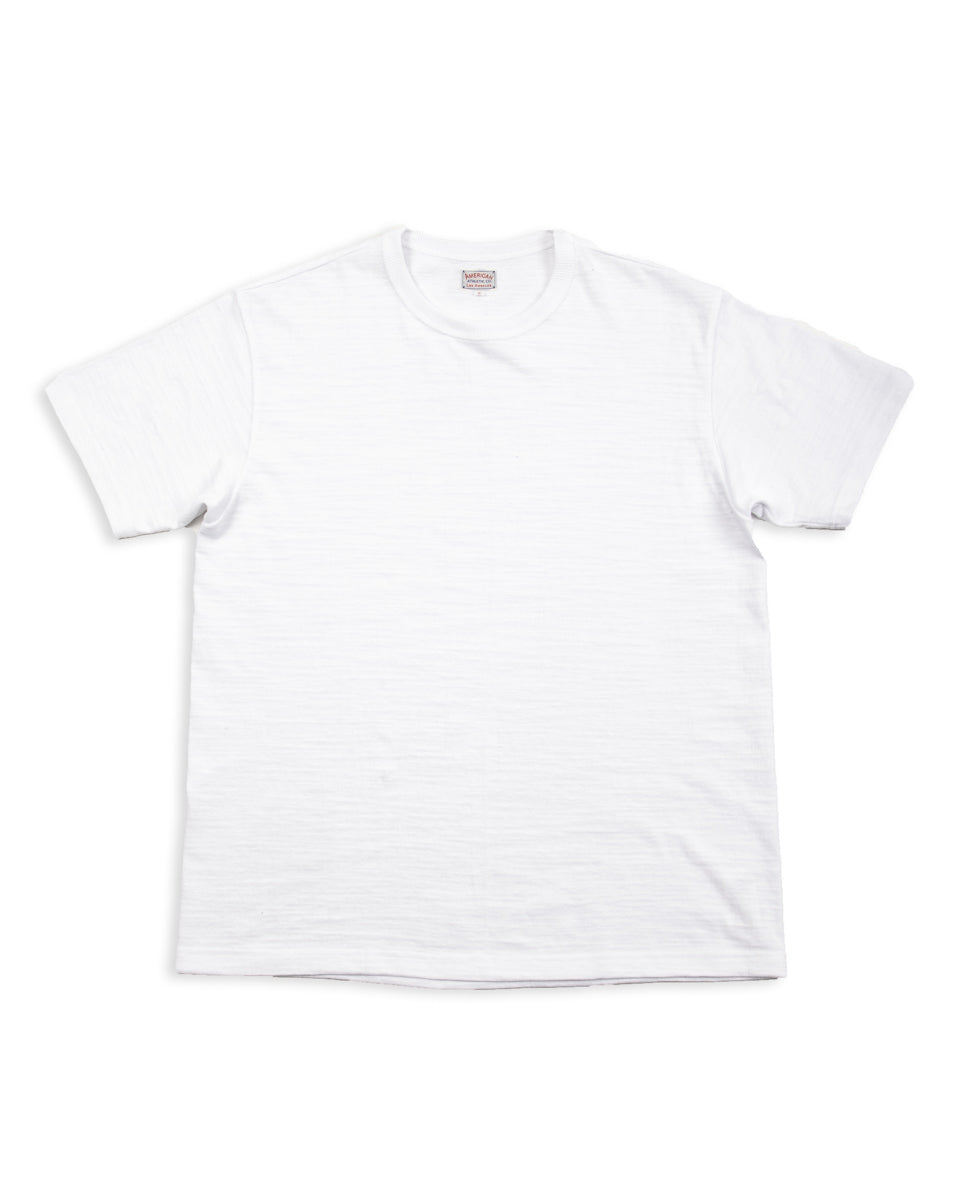 The Real McCoy's Loopwheeled Athletic Tee - White - Standard & Strange