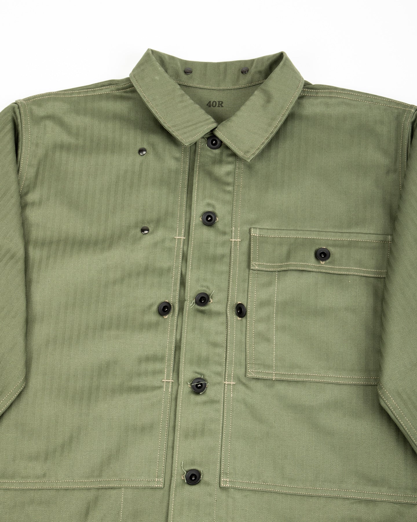 The Real McCoy's P-44 Utility Coat - Sage Green - Standard & Strange