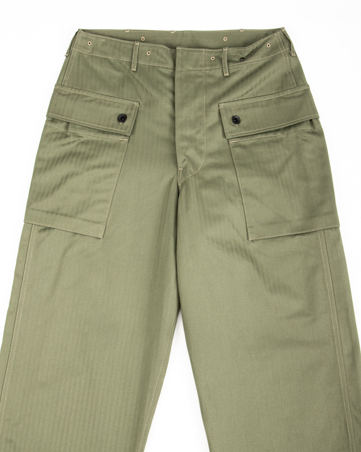 The Real McCoy's P-44 Utility Trousers - Sage Green - Standard & Strange
