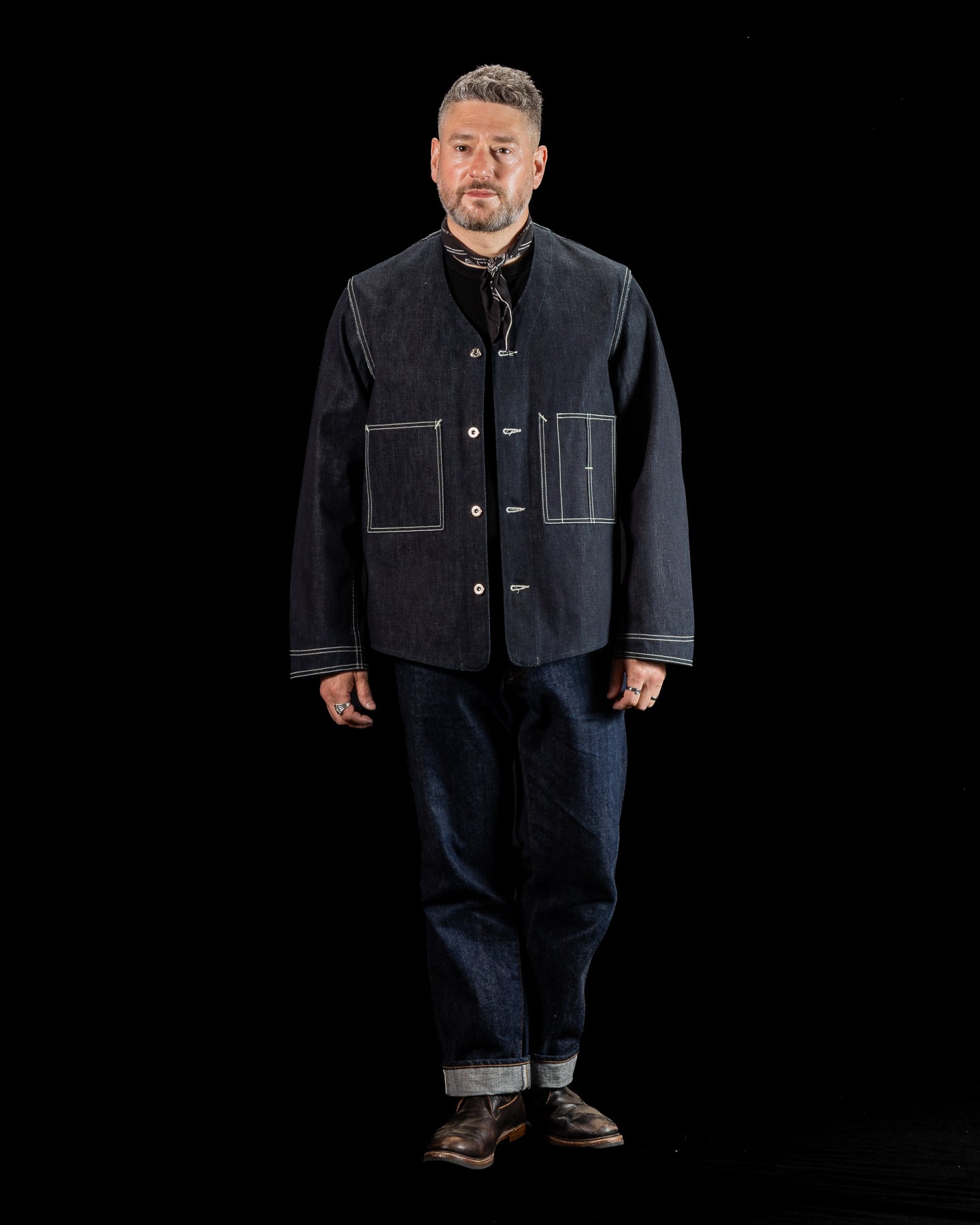 The Real McCoy's WWII Denim Engineer Coat - Indigo - Standard & Strange
