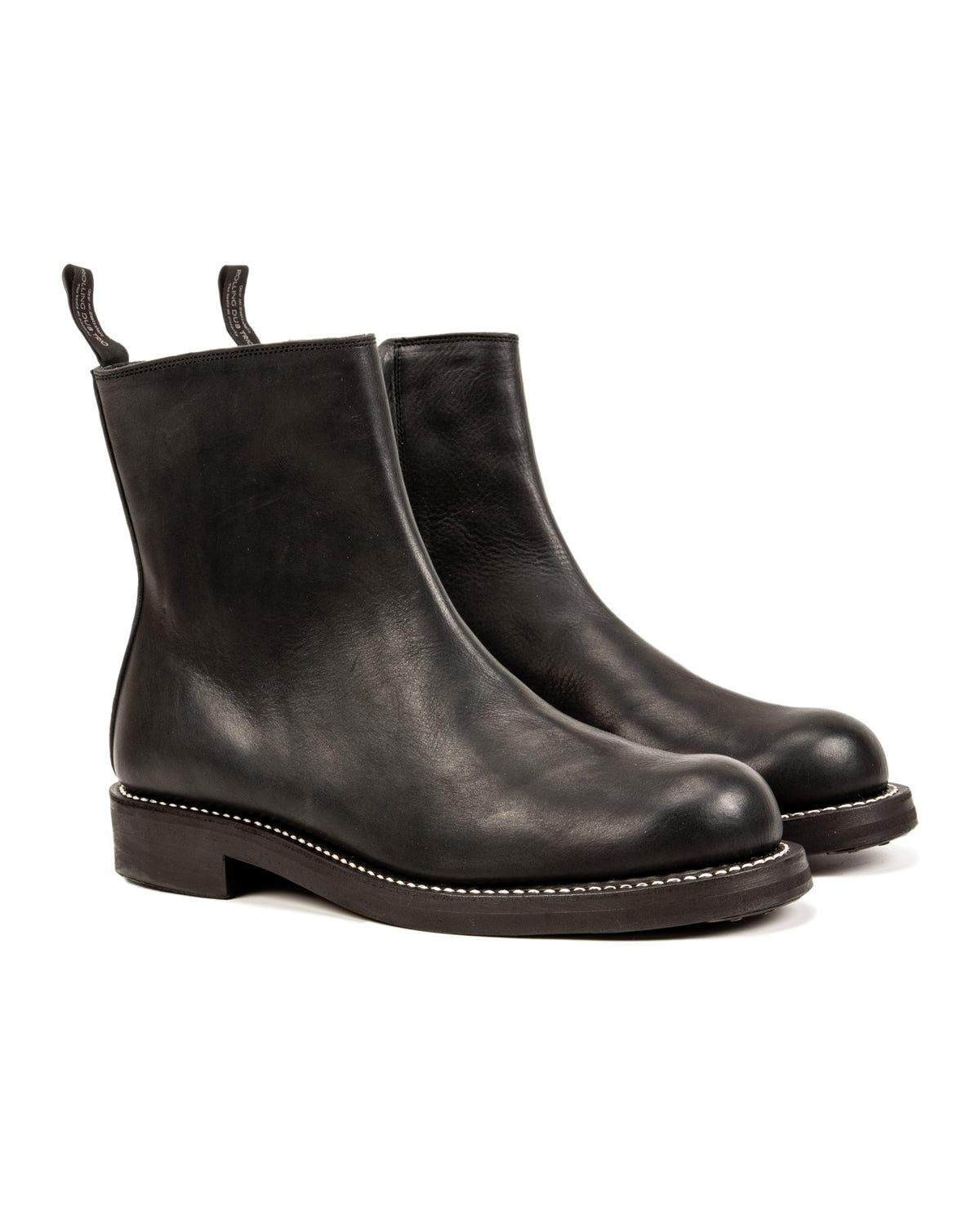 Rolling Dub Trio Casper Side Zip Boot - Black Kobe Shrink - Standard & Strange